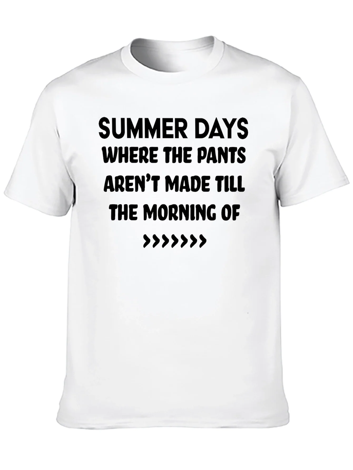 Summer Days T-Shirt - Casual Black Tee