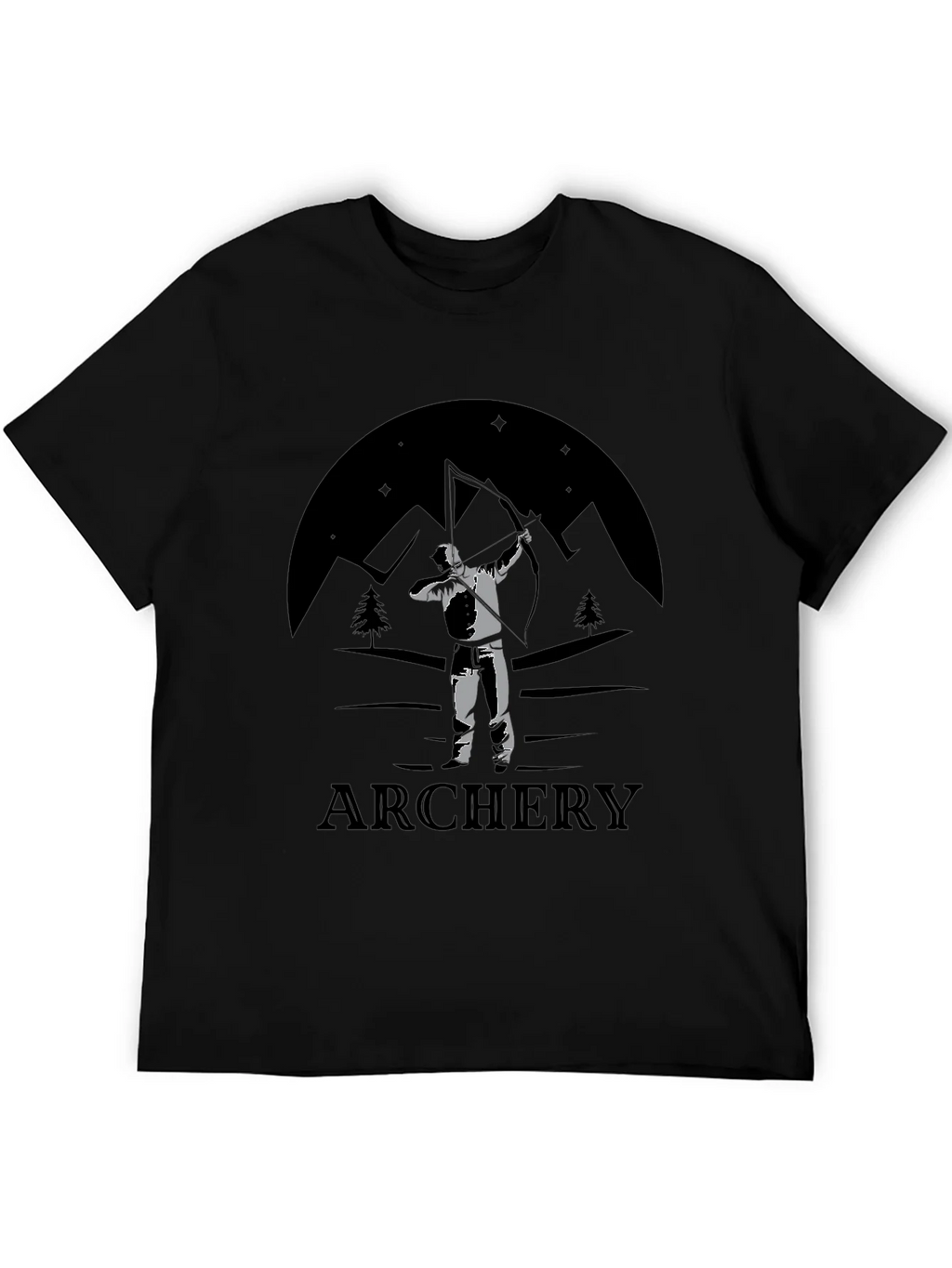 Archery Mountain Scene T-Shirt
