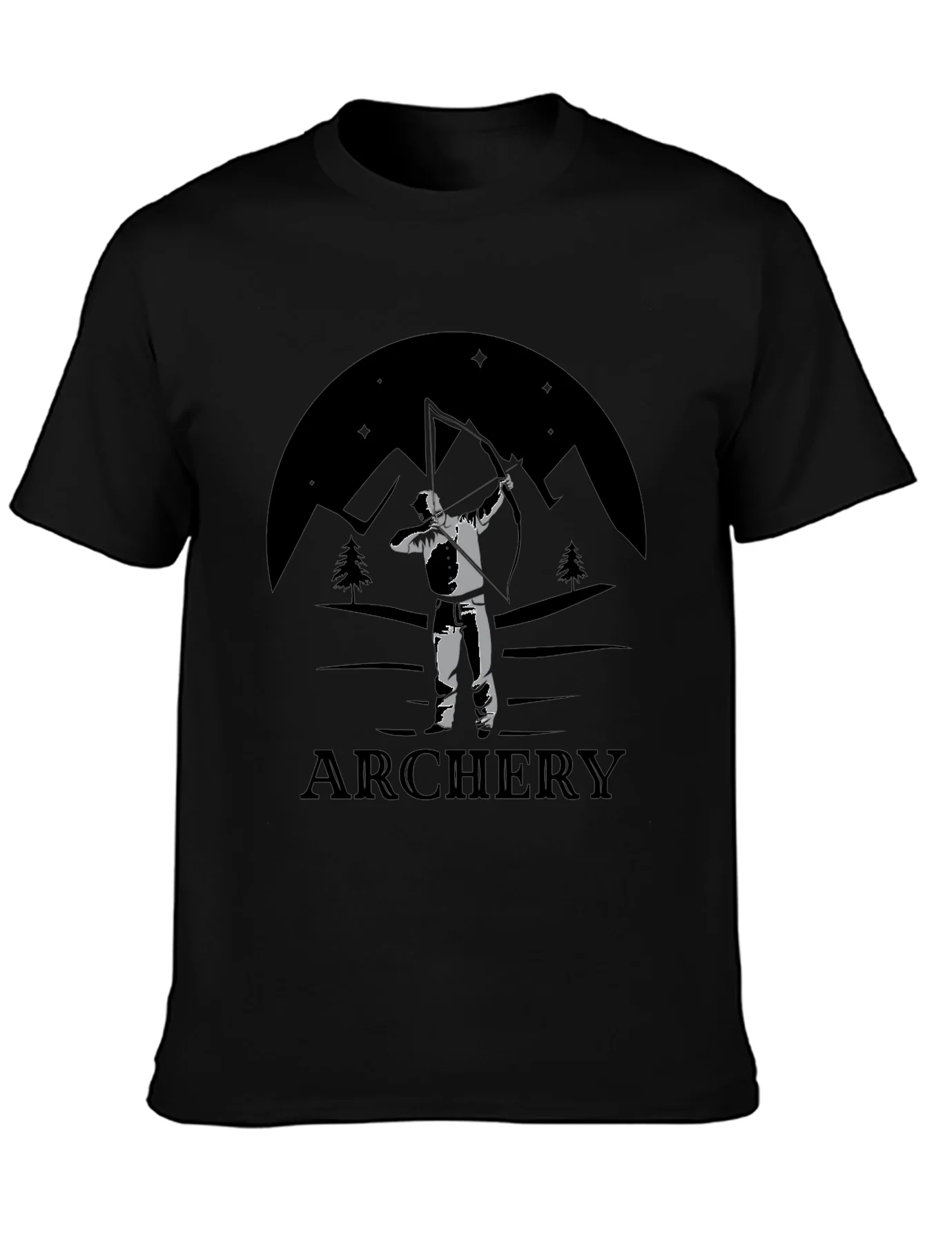 Archery Mountain Scene T-Shirt