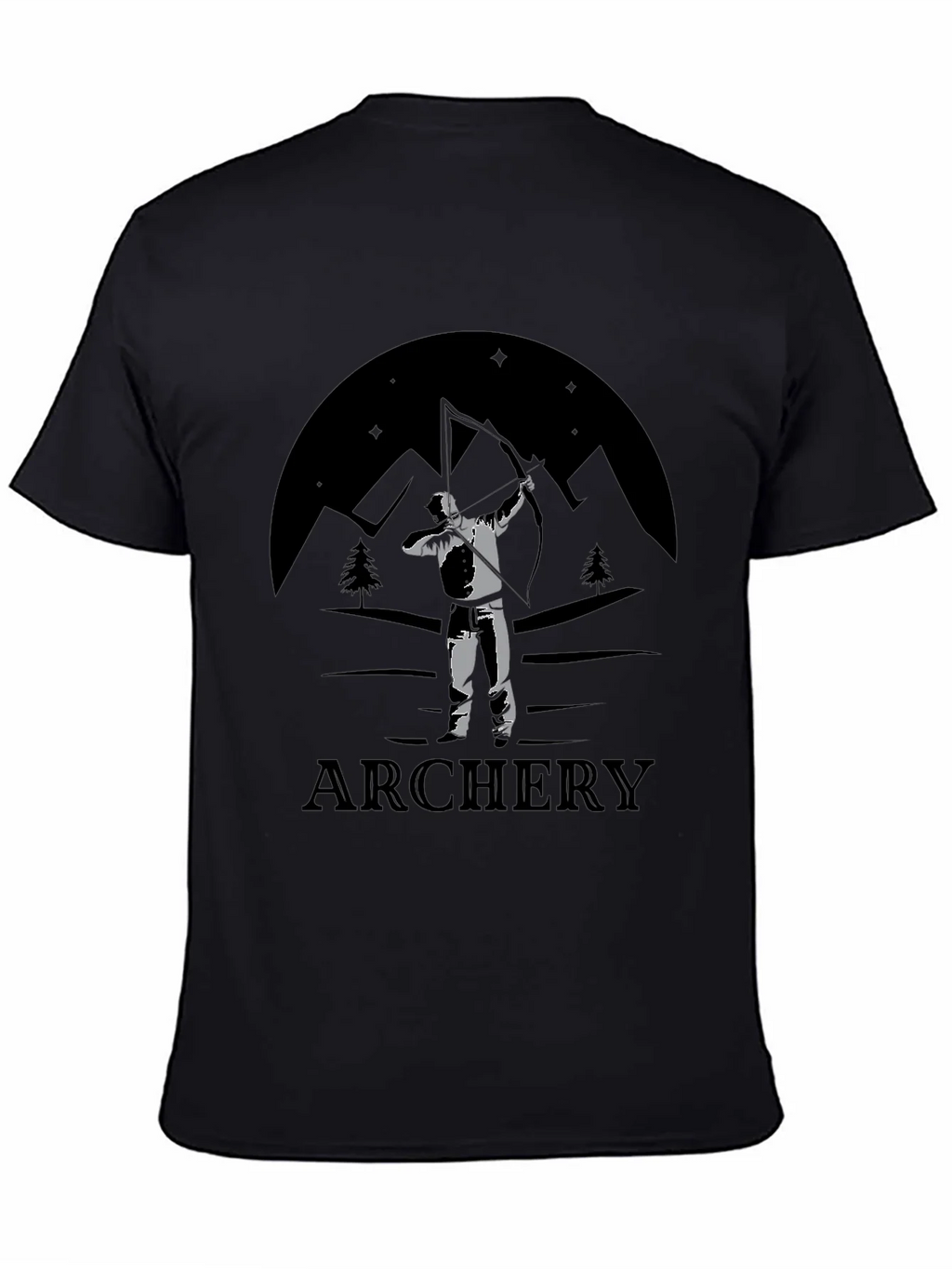Archery Mountain Scene T-Shirt