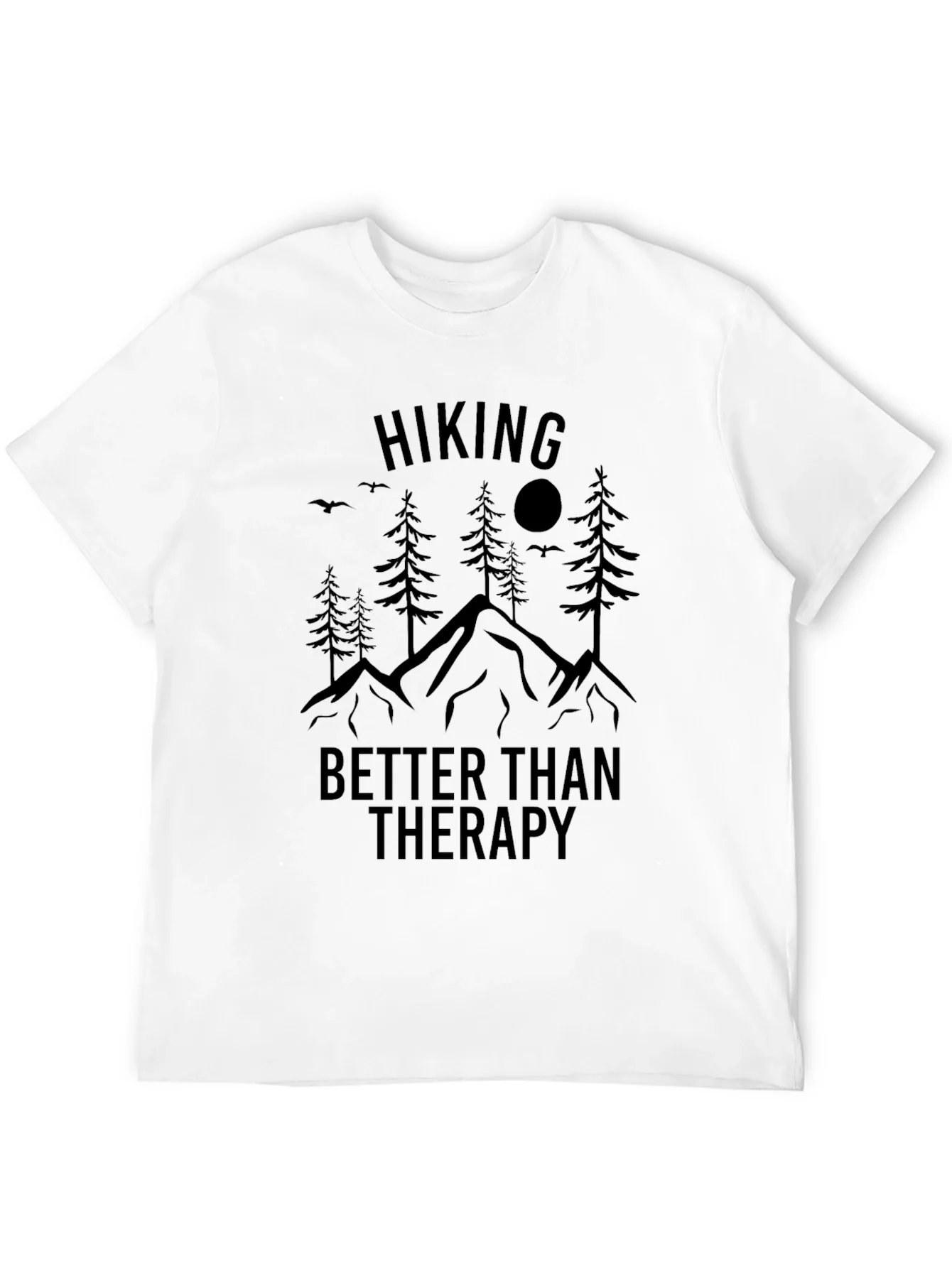 Hiking Therapy Graphic Tee - Nature Lovers Shirt