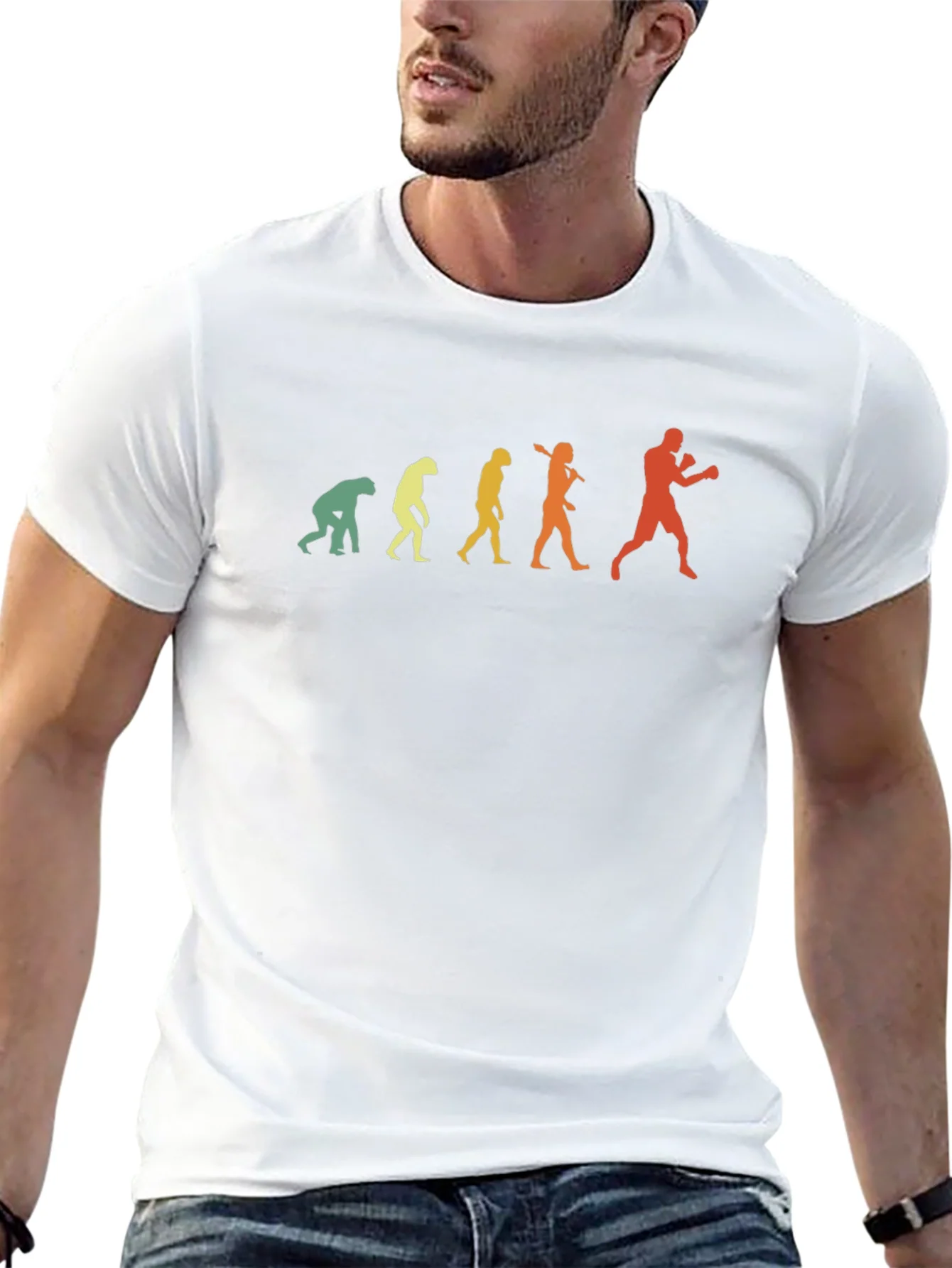 Evolution of Boxer Graphic T-Shirt
