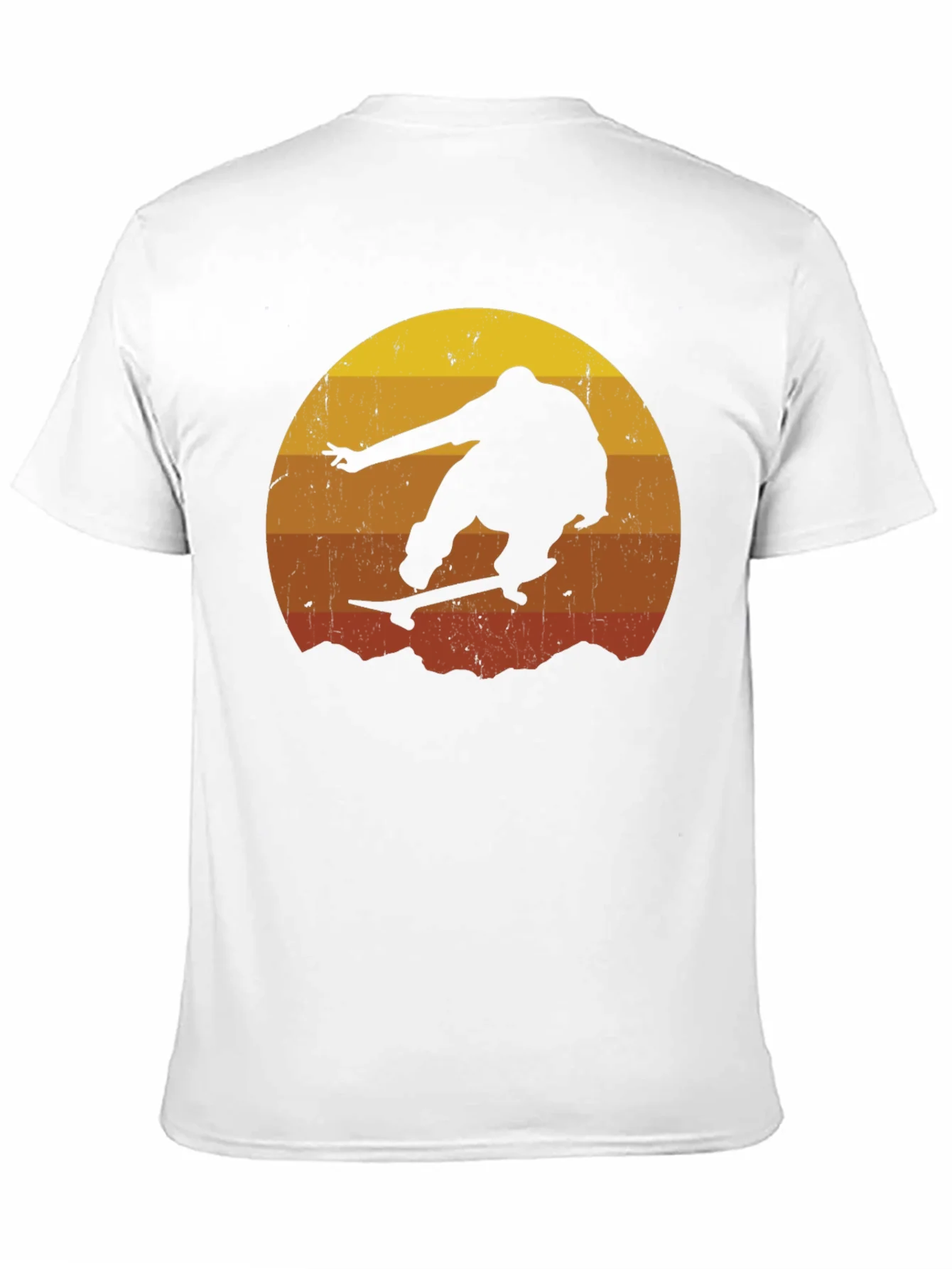 Retro Skateboarder Silhouette Tee