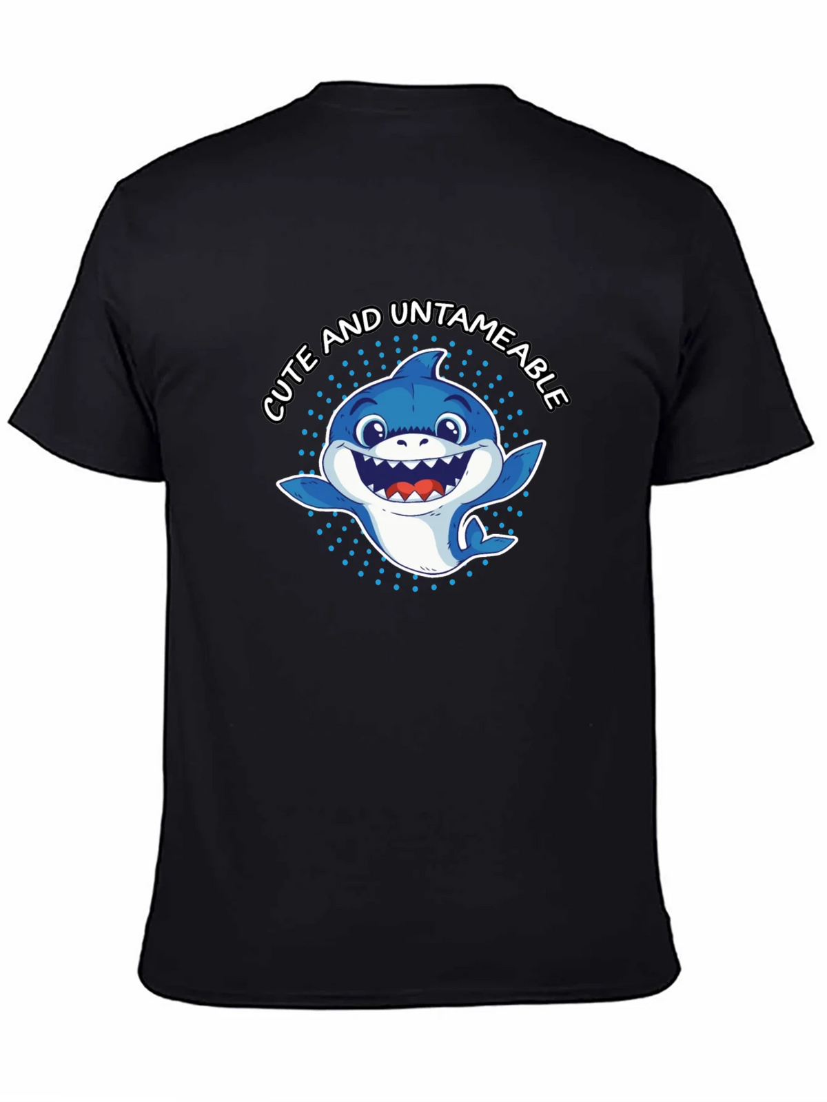 Cute & Untameable Shark Graphic Tee