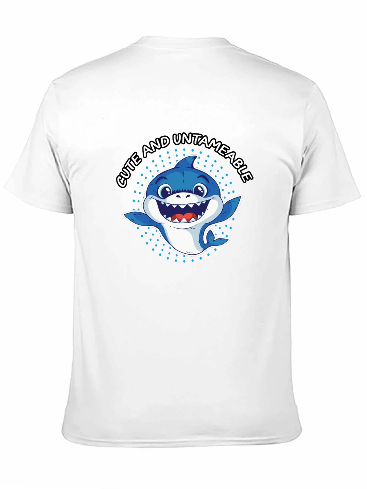 Cute & Untameable Shark Graphic Tee