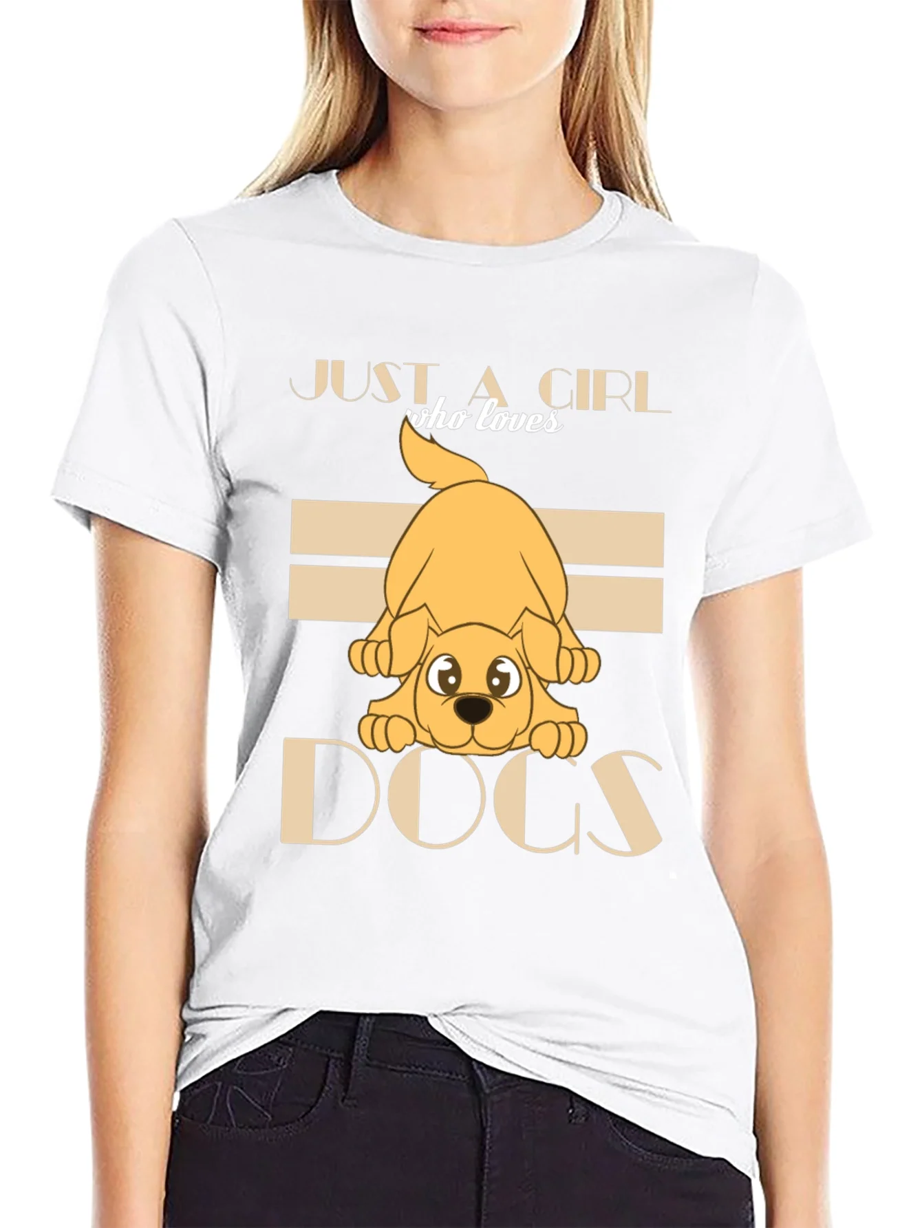 Just a Girl Who Loves Dogs T-Shirt