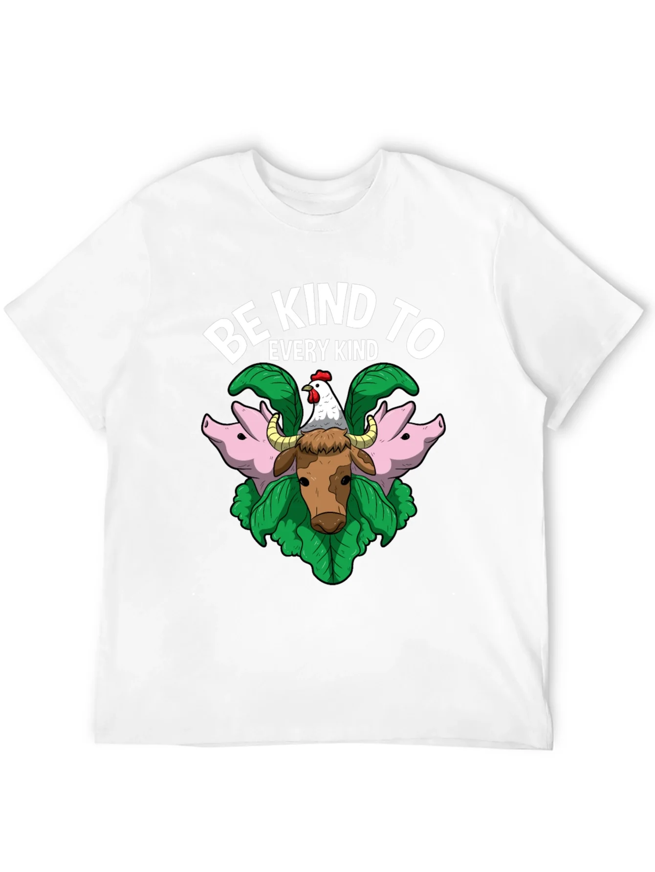 Be Kind to Every Kind Animal Graphic T-Shirt