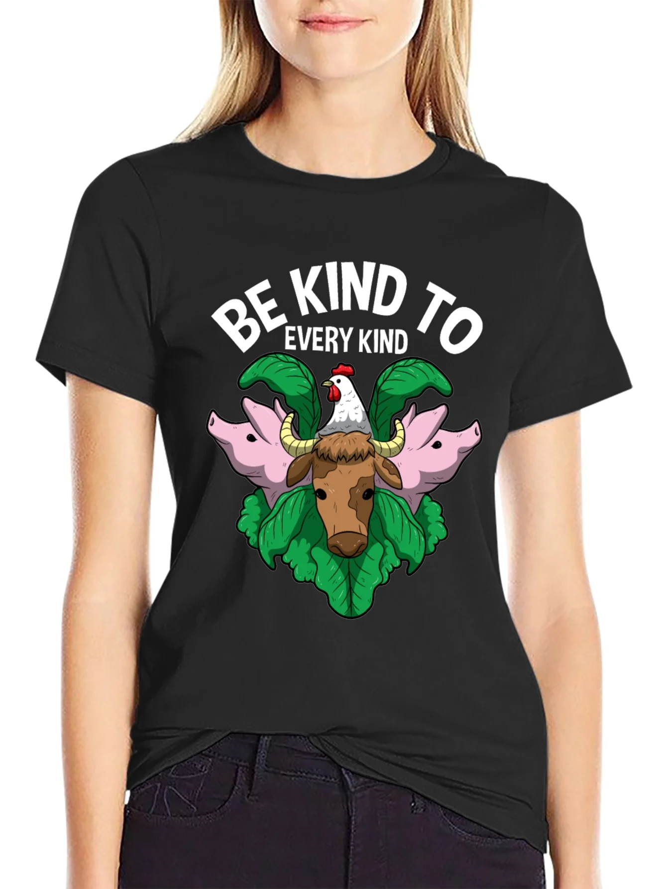 Be Kind to Every Kind Animal Graphic T-Shirt