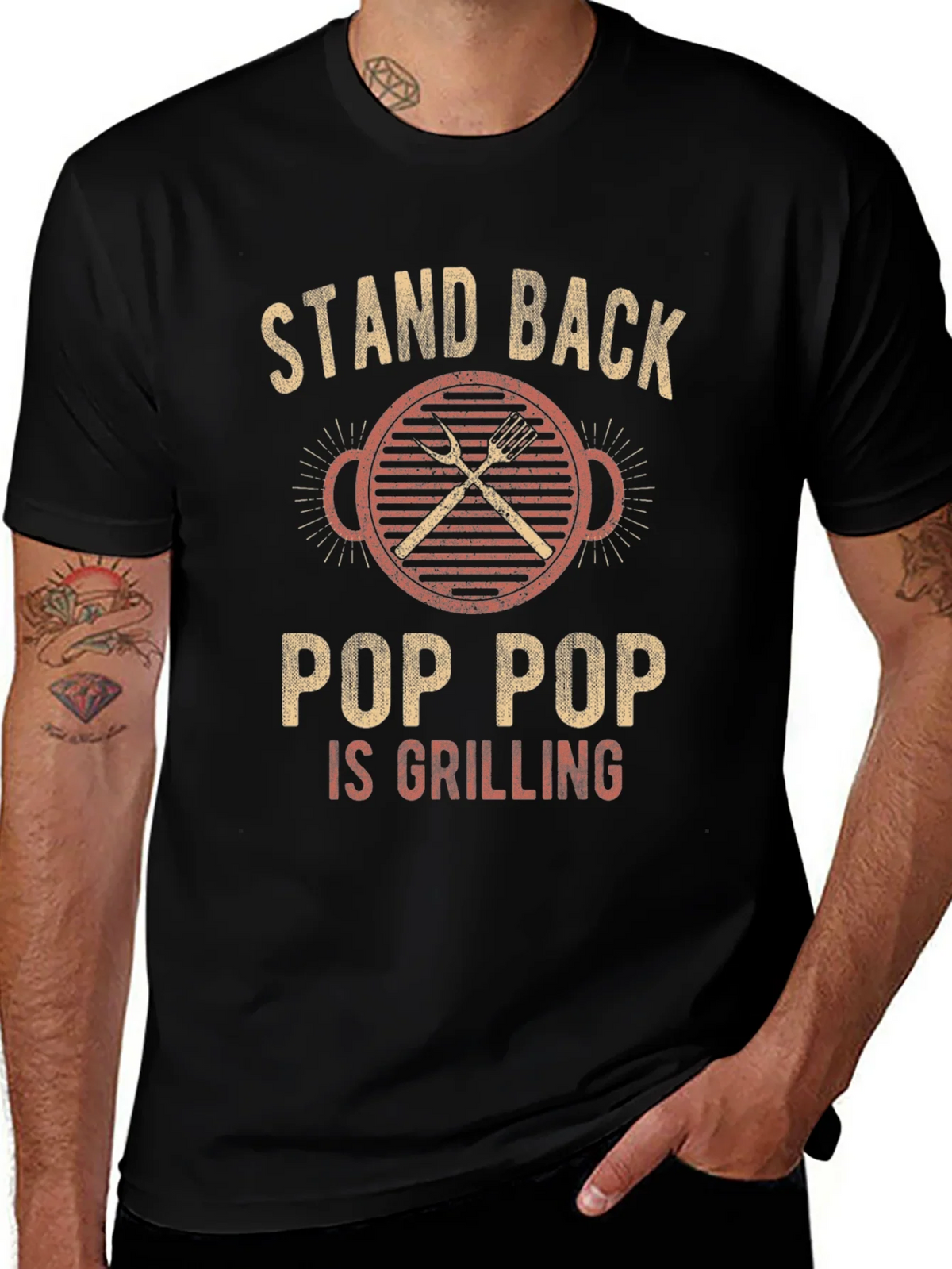 Pop Pop Is Grilling T-Shirt