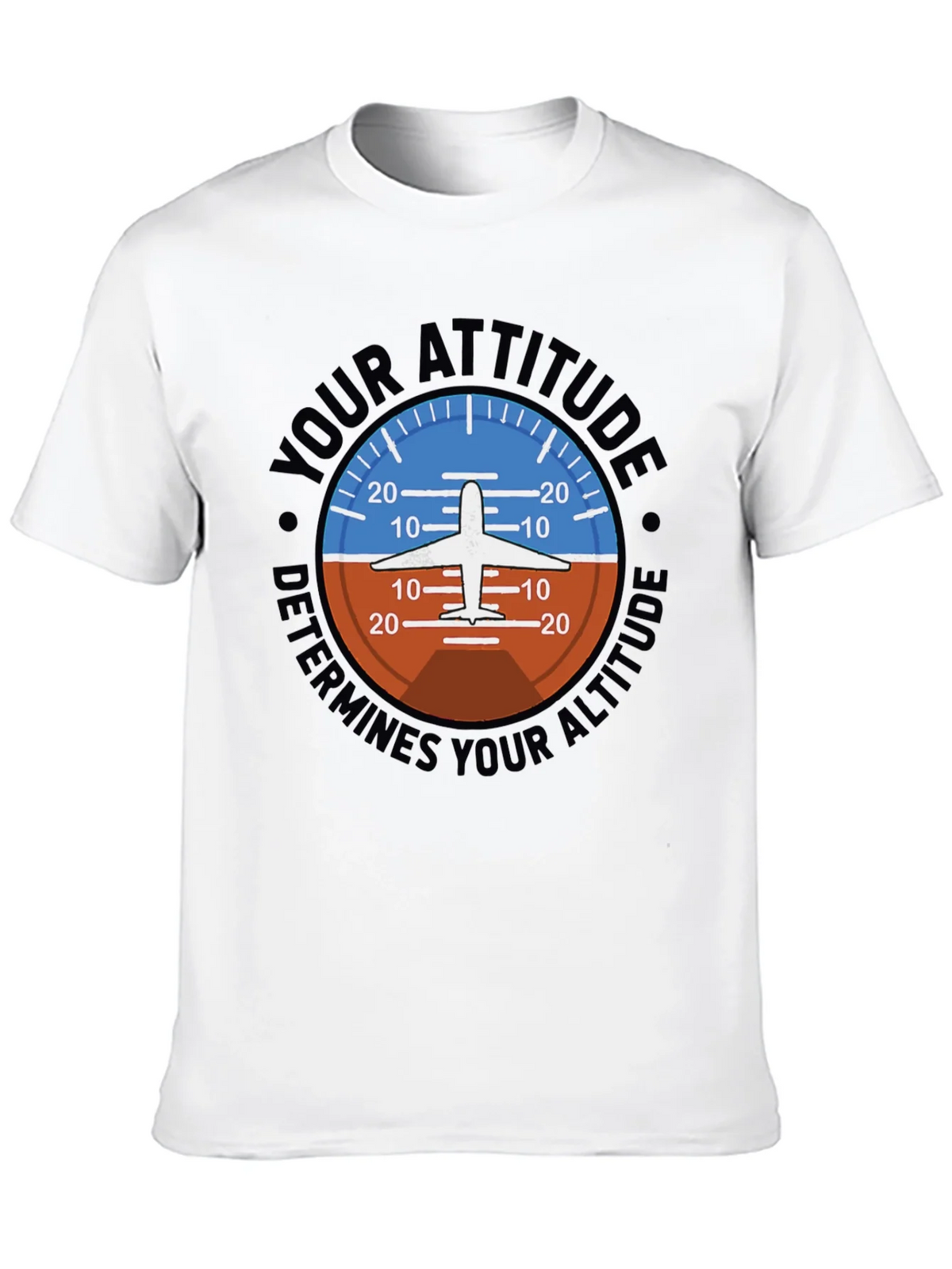 Attitude Determines Altitude Pilot T-Shirt