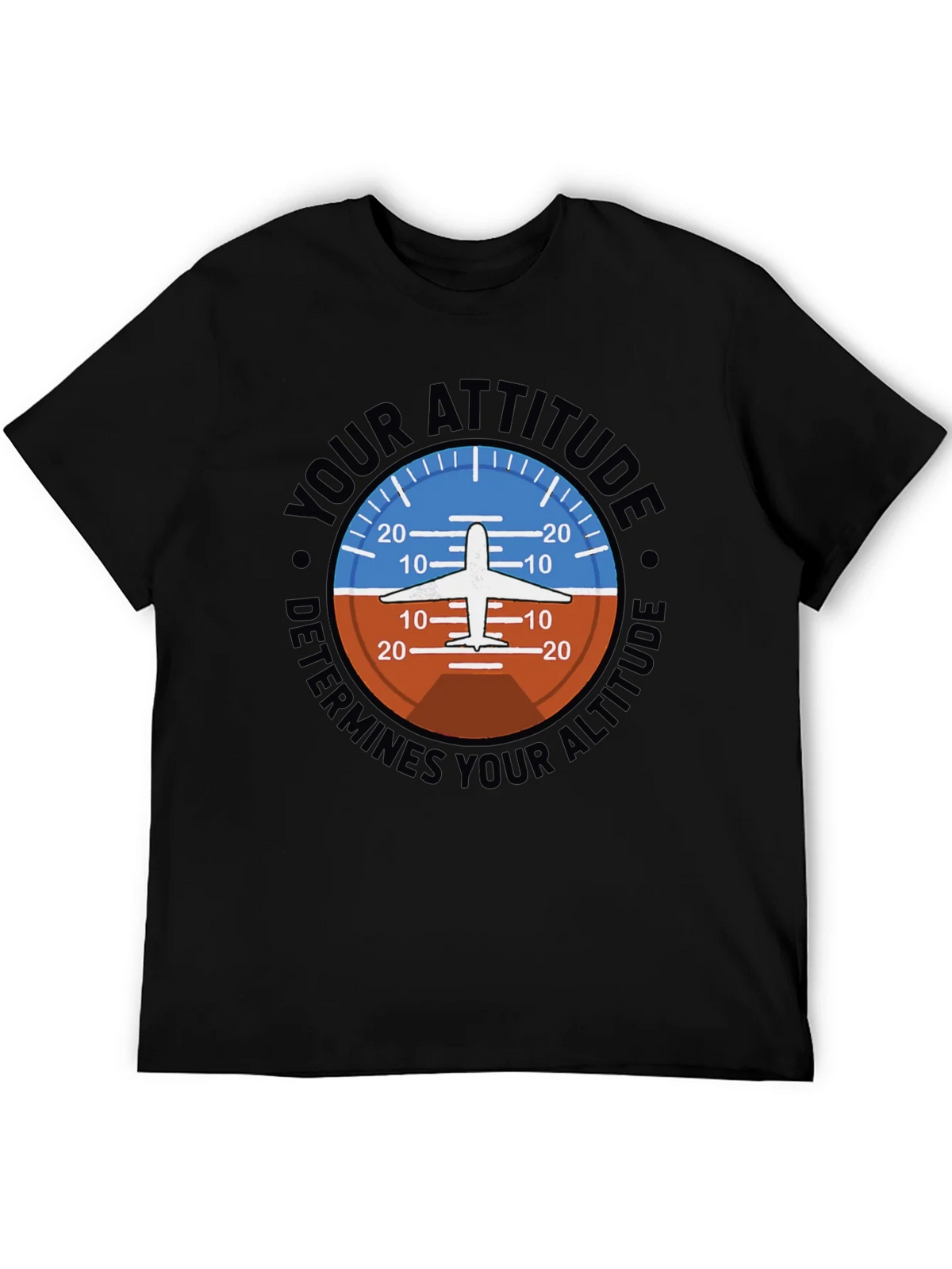 Attitude Determines Altitude Pilot T-Shirt