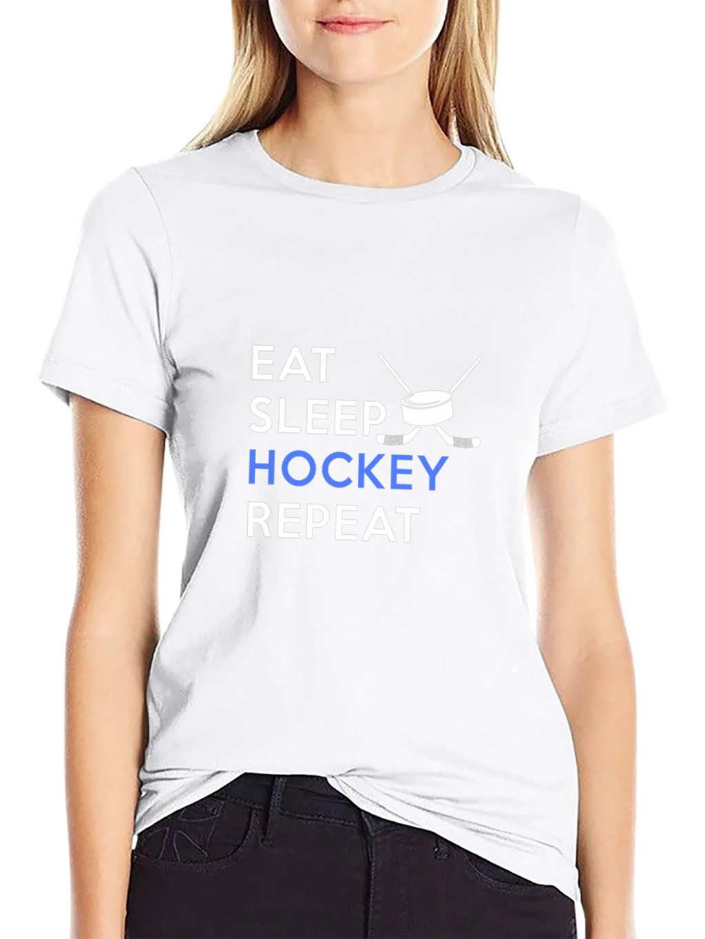 Eat Sleep Hockey Repeat T-Shirt