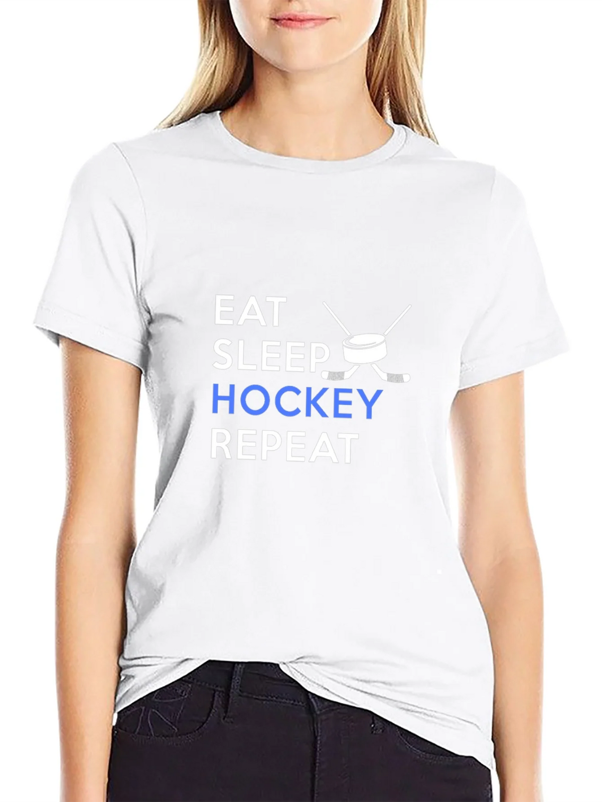 Eat Sleep Hockey Repeat T-Shirt