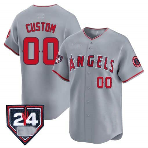 Custom Los Angeles Angels 2024 Spring Training Patch Vapor Premier Limited C All Stitched Baseball Jersey