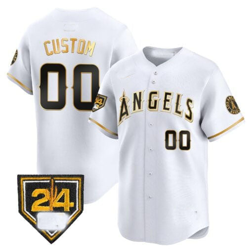 Custom Los Angeles Angels 2024 Spring Training Patch Vapor Premier Limited C All Stitched Baseball Jersey