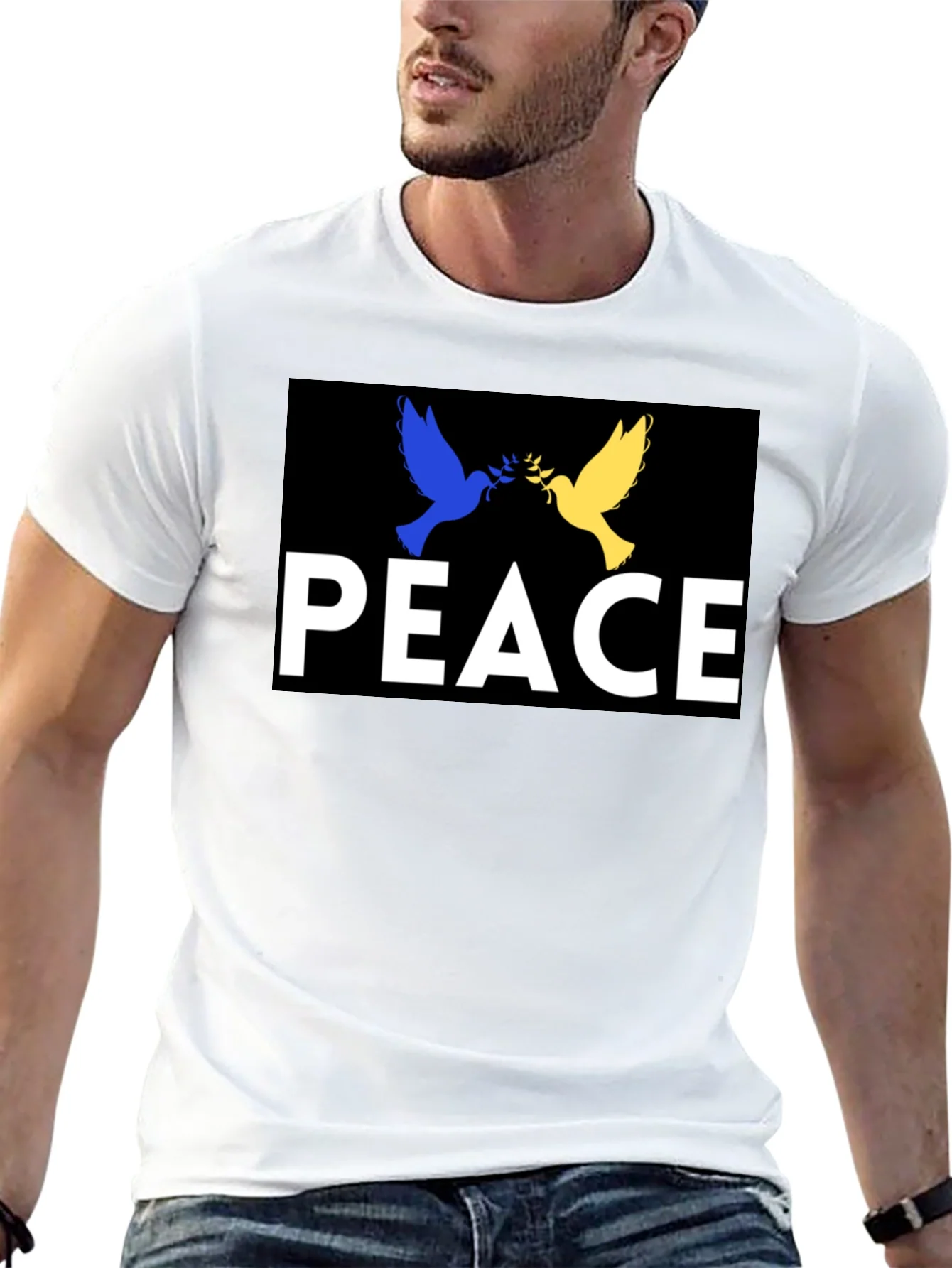 Peace Ukraine Dove T-Shirt