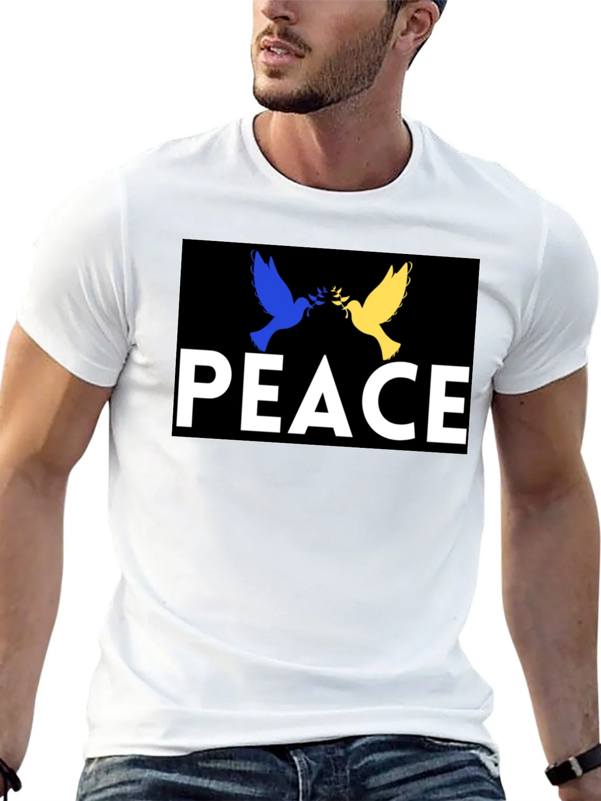 Peace Ukraine Dove T-Shirt