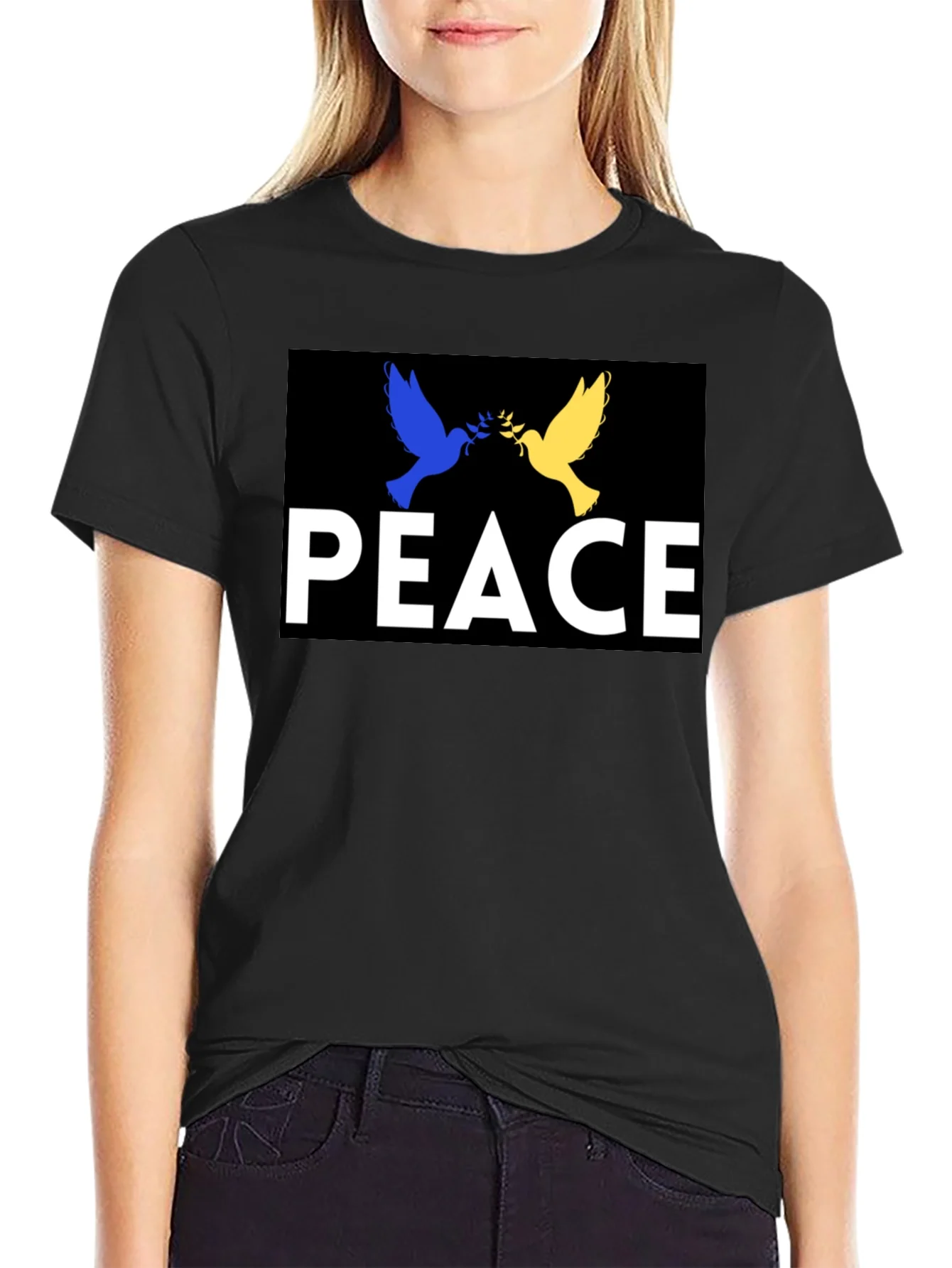 Peace Ukraine Dove T-Shirt