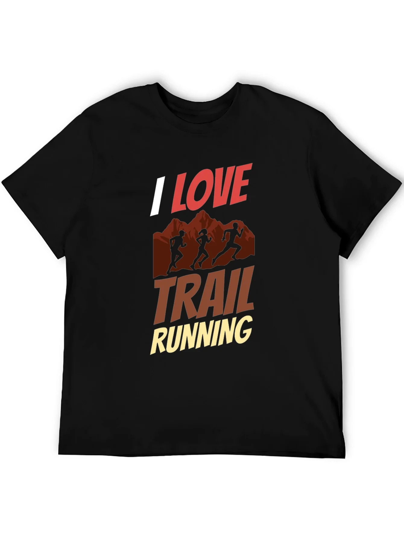 I Love Trail Running Graphic Tee - Active Wear