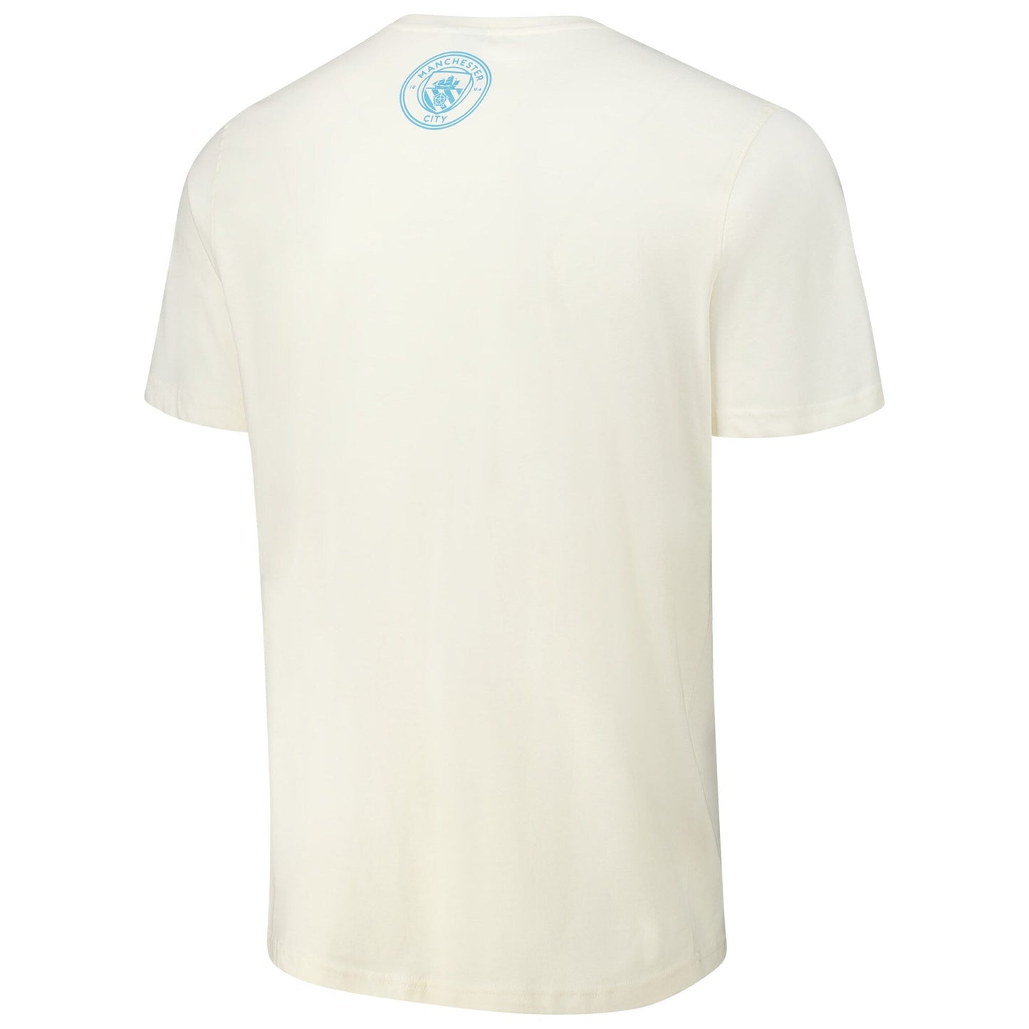 Manchester City Logo T-Shirt  Cream - Hygo Shirts