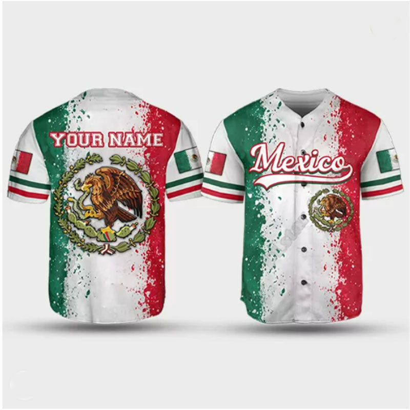 Mexico 2023 World Baseball Classic Baseball Jersey C White Stitches Baseball Jerseys
