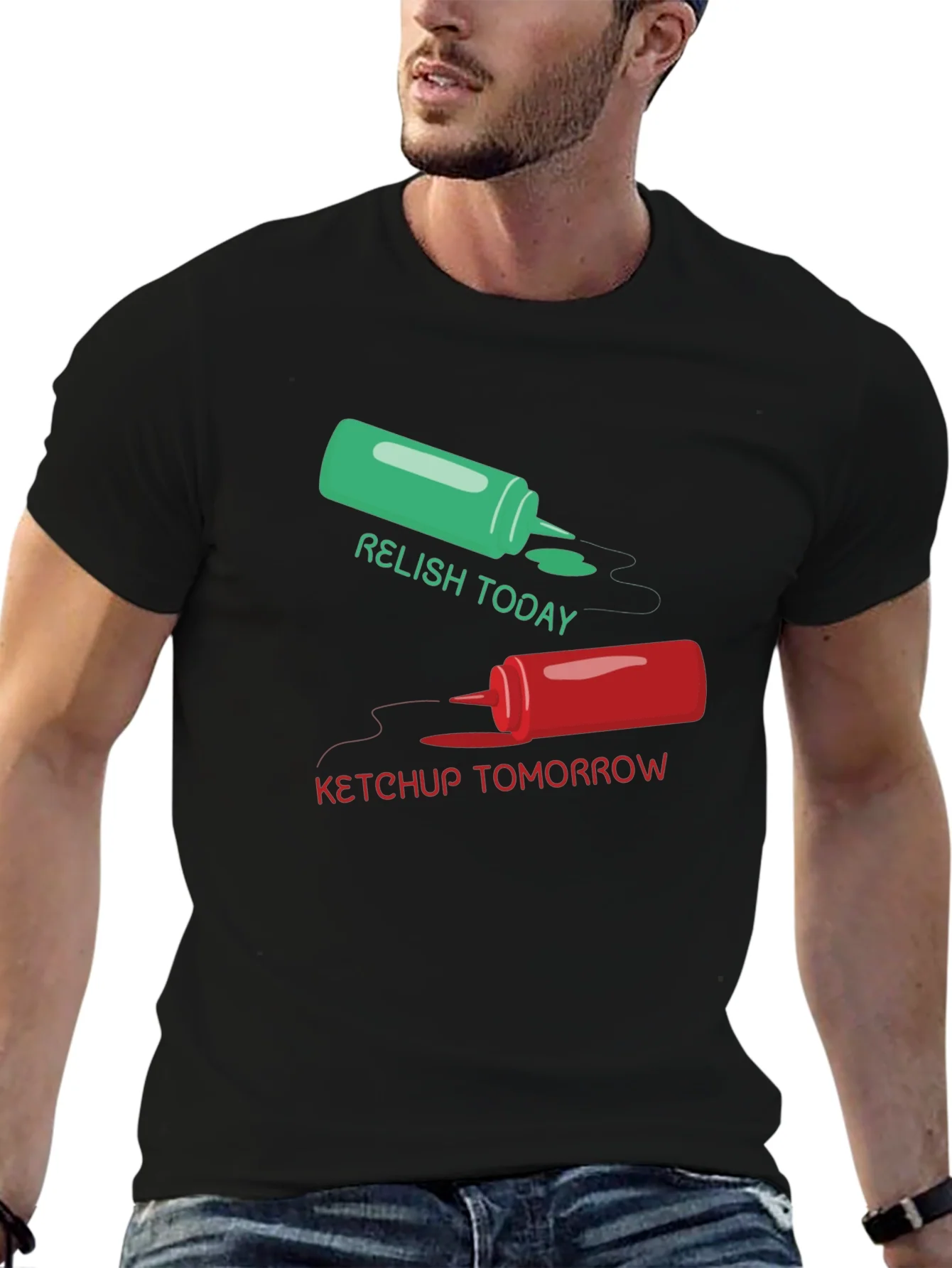 Relish Today Ketchup Tomorrow Graphic Tee