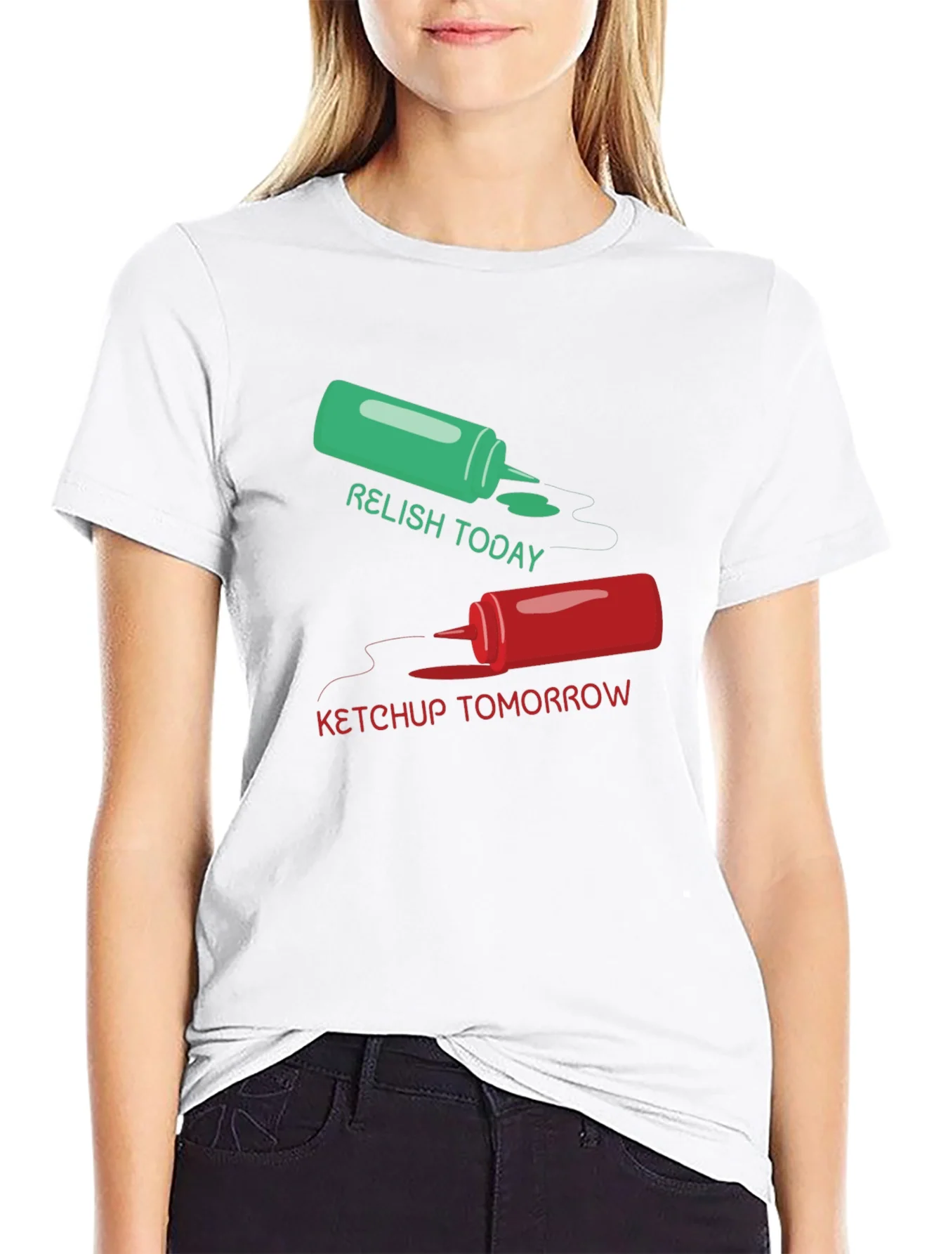 Relish Today Ketchup Tomorrow Graphic Tee