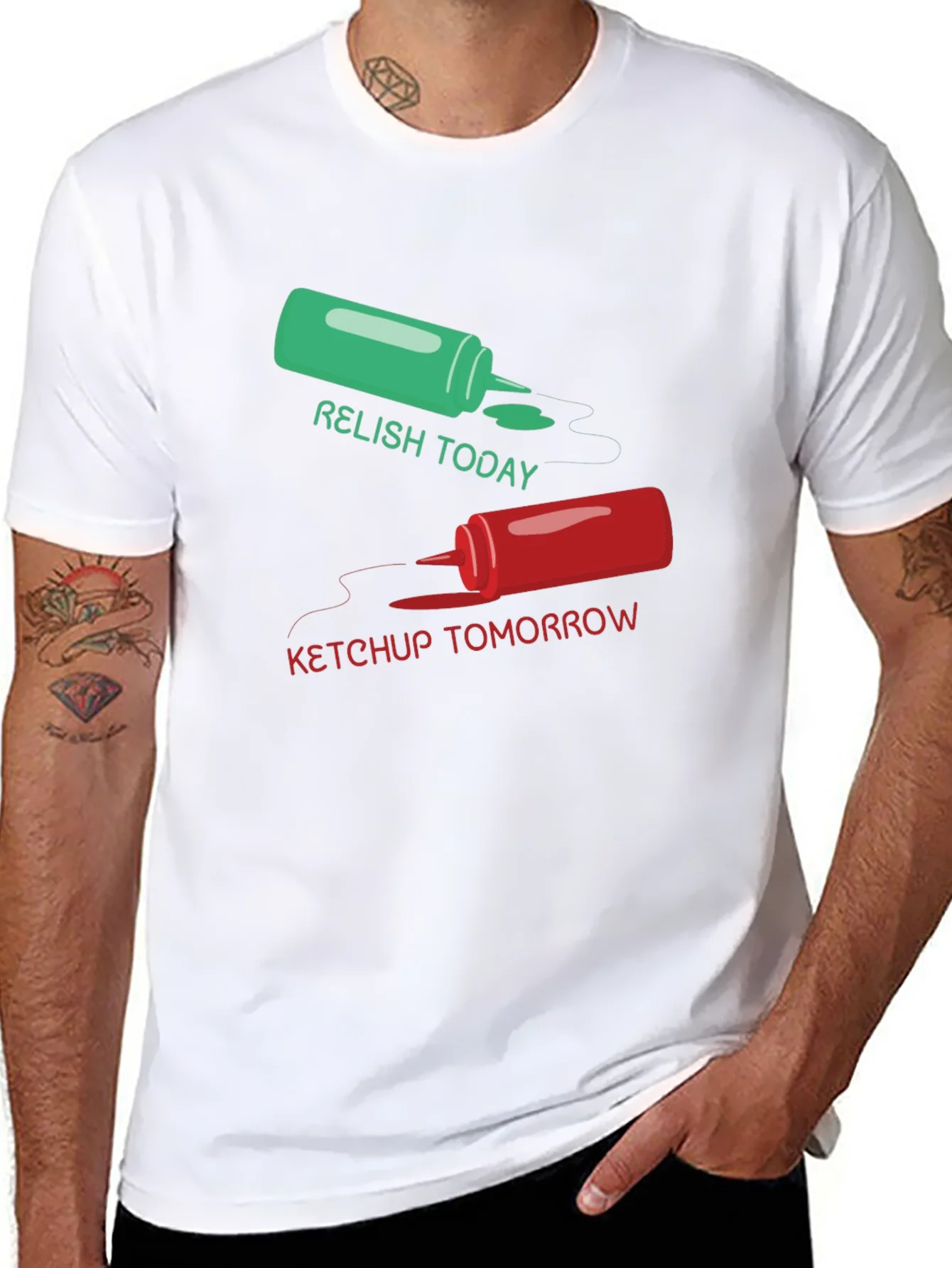 Relish Today Ketchup Tomorrow Graphic Tee