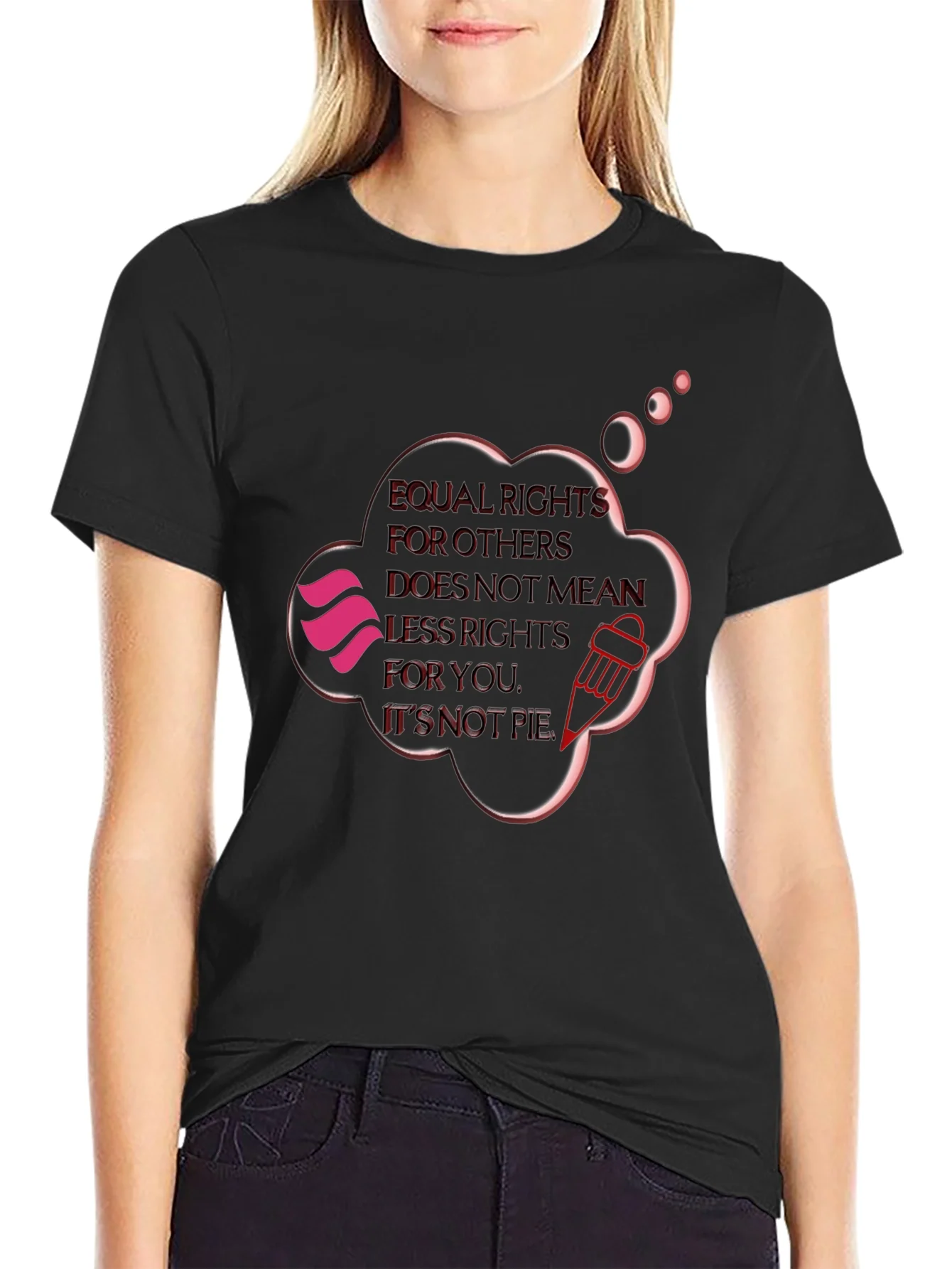 Equal Rights Graphic Tee - Activist Statement Shirt