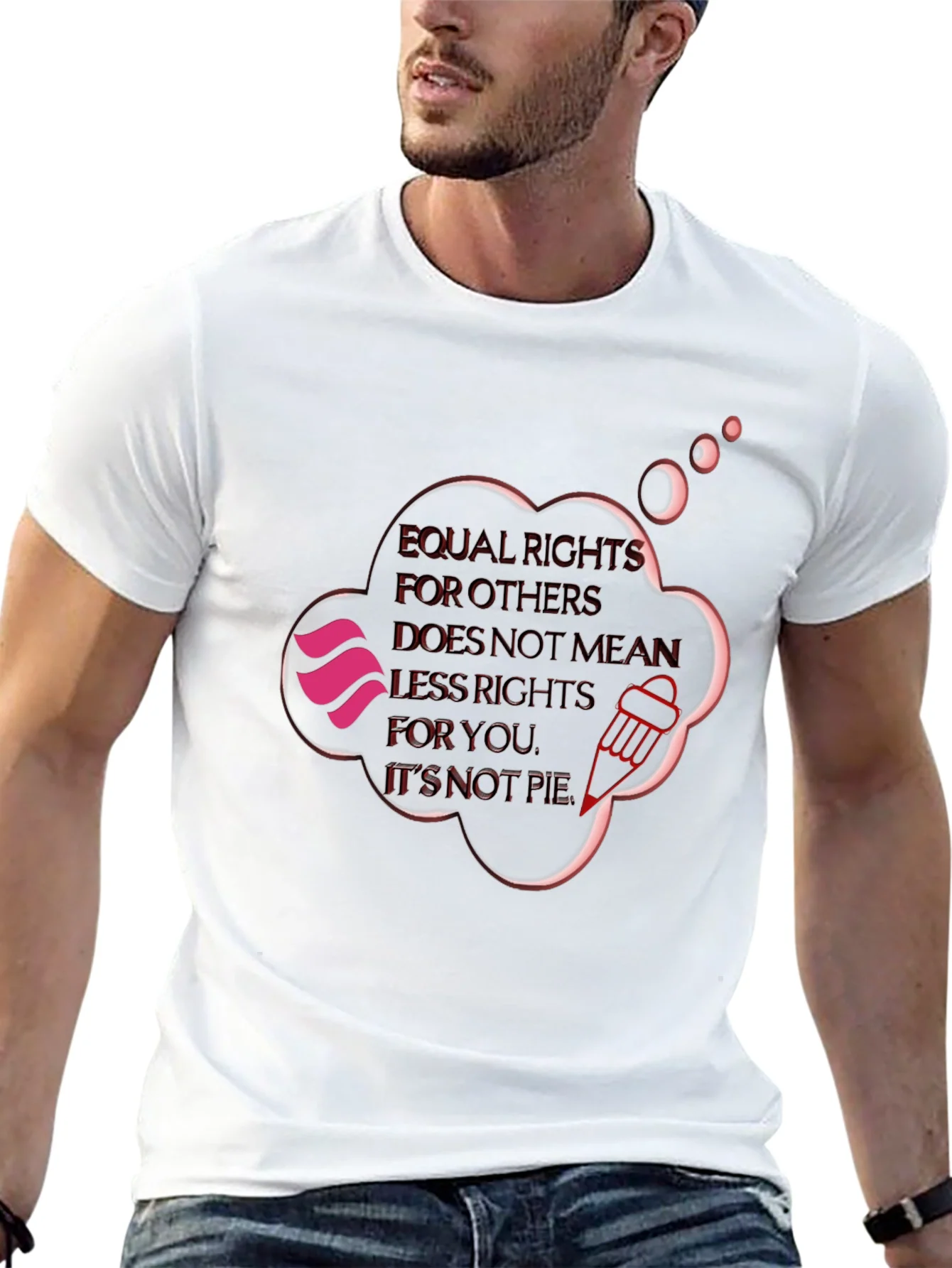 Equal Rights Graphic Tee - Activist Statement Shirt