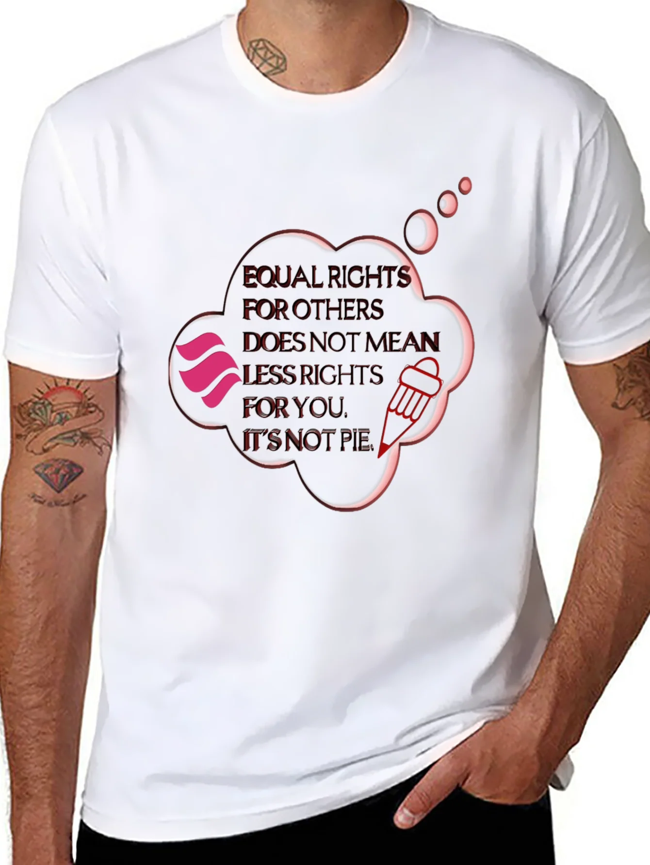 Equal Rights Graphic Tee - Activist Statement Shirt