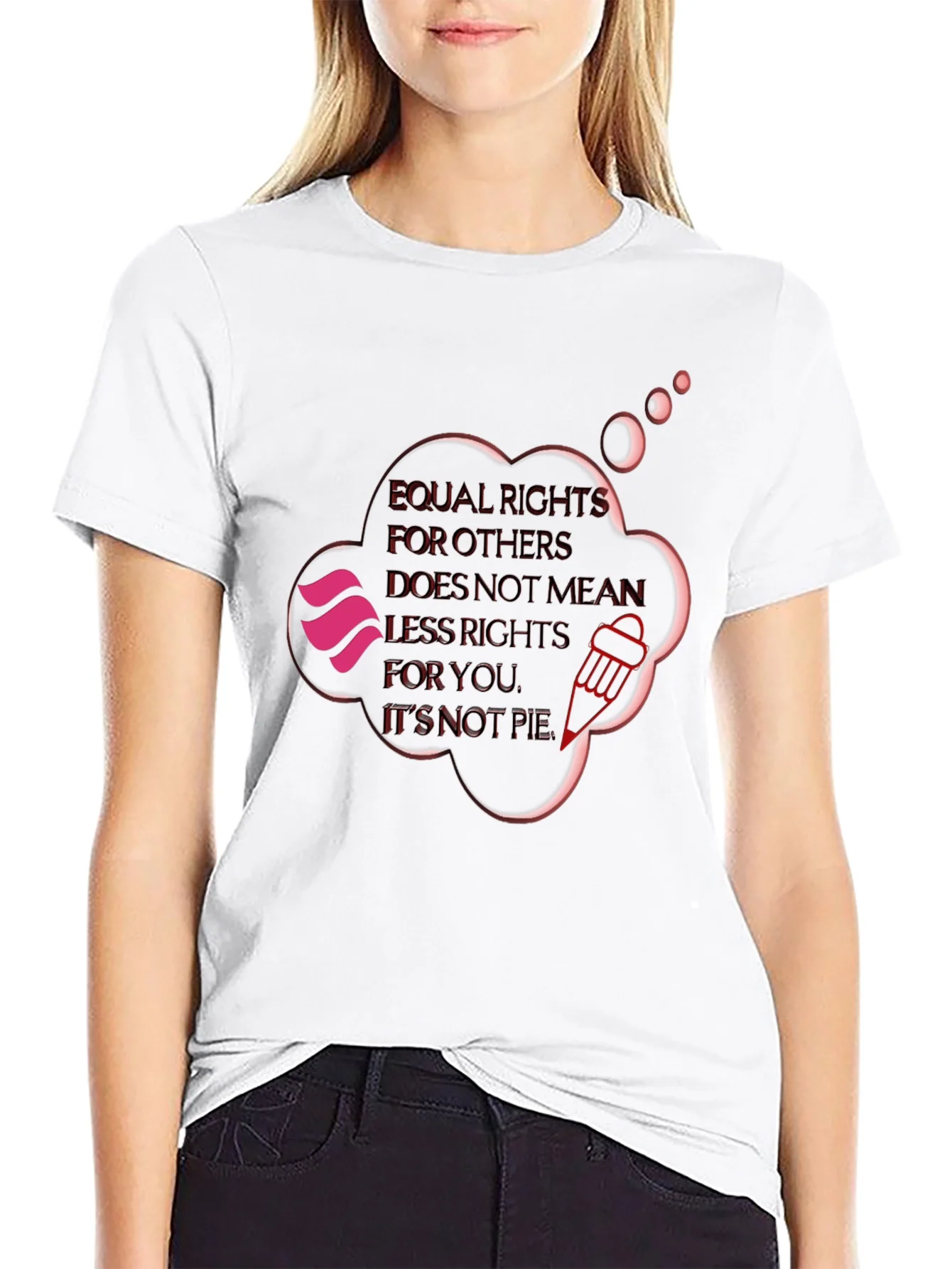 Equal Rights Graphic Tee - Activist Statement Shirt