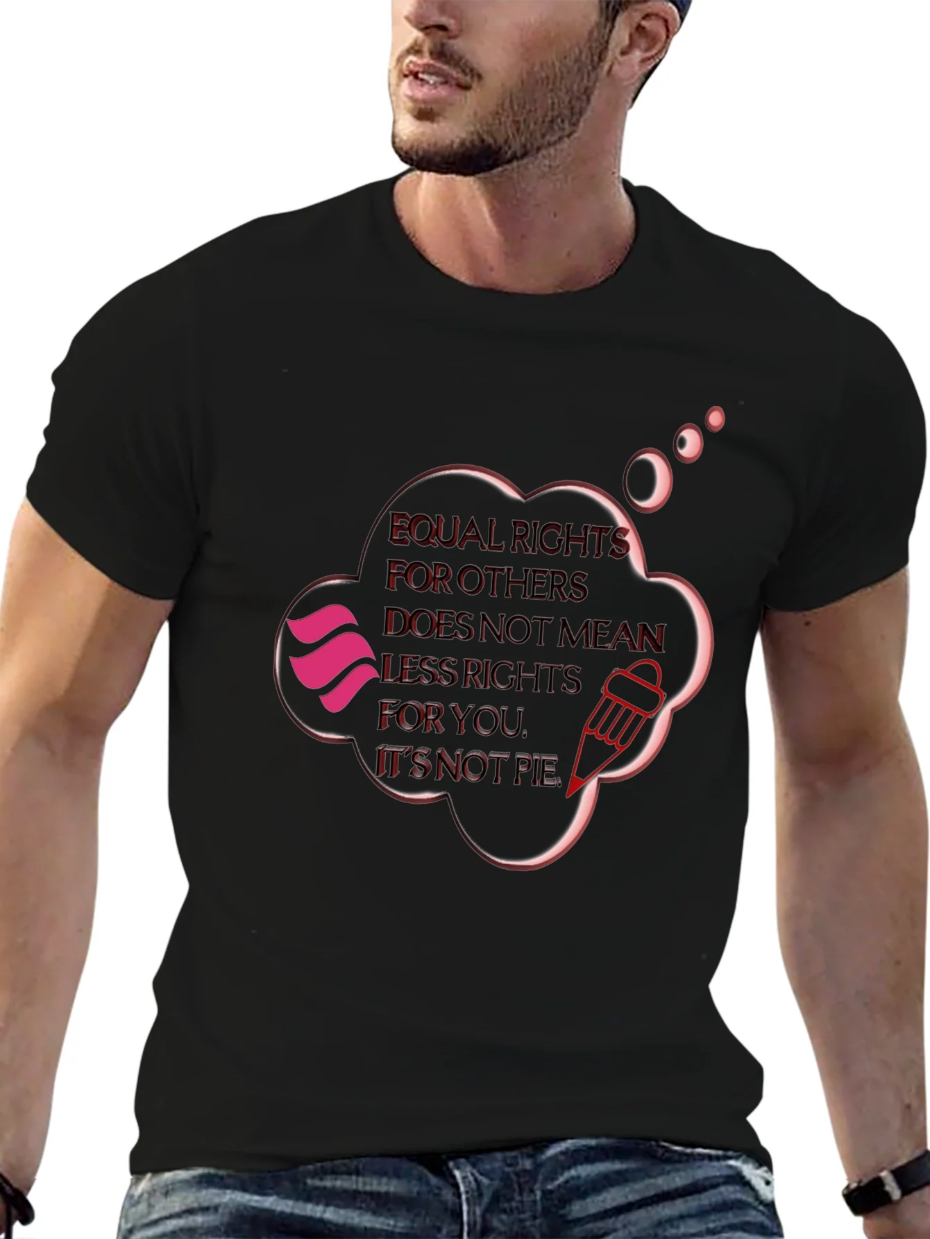 Equal Rights Graphic Tee - Activist Statement Shirt