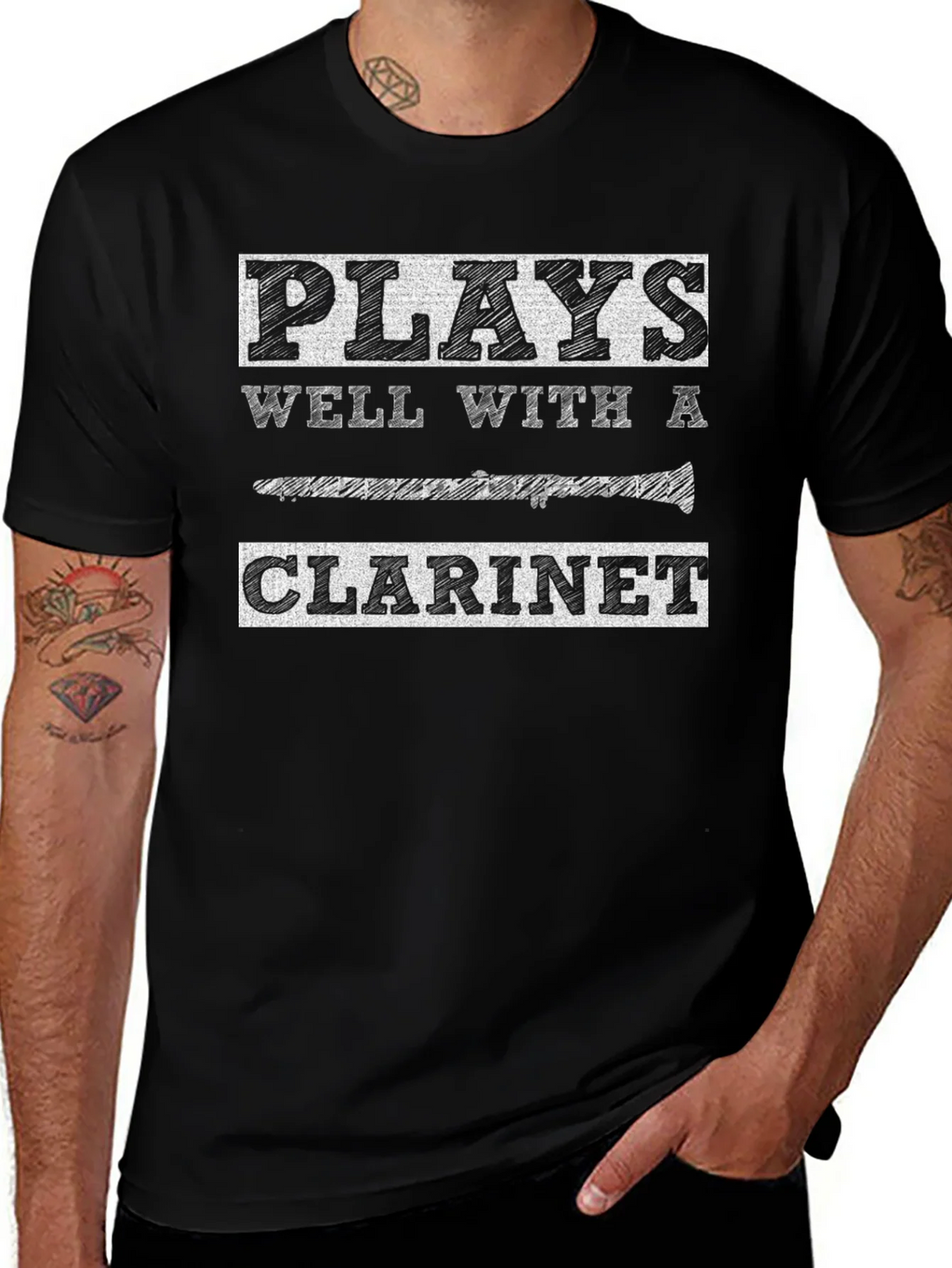 Plays Well With A Clarinet T-Shirt