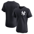 New York Yankees Alternate Elite Jersey - Black Stitched Baseball Jersey