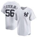 New York Yankees #56 Mark Leiter Jr. Home Limited Player Jersey - White Stitched Baseball Jersey
