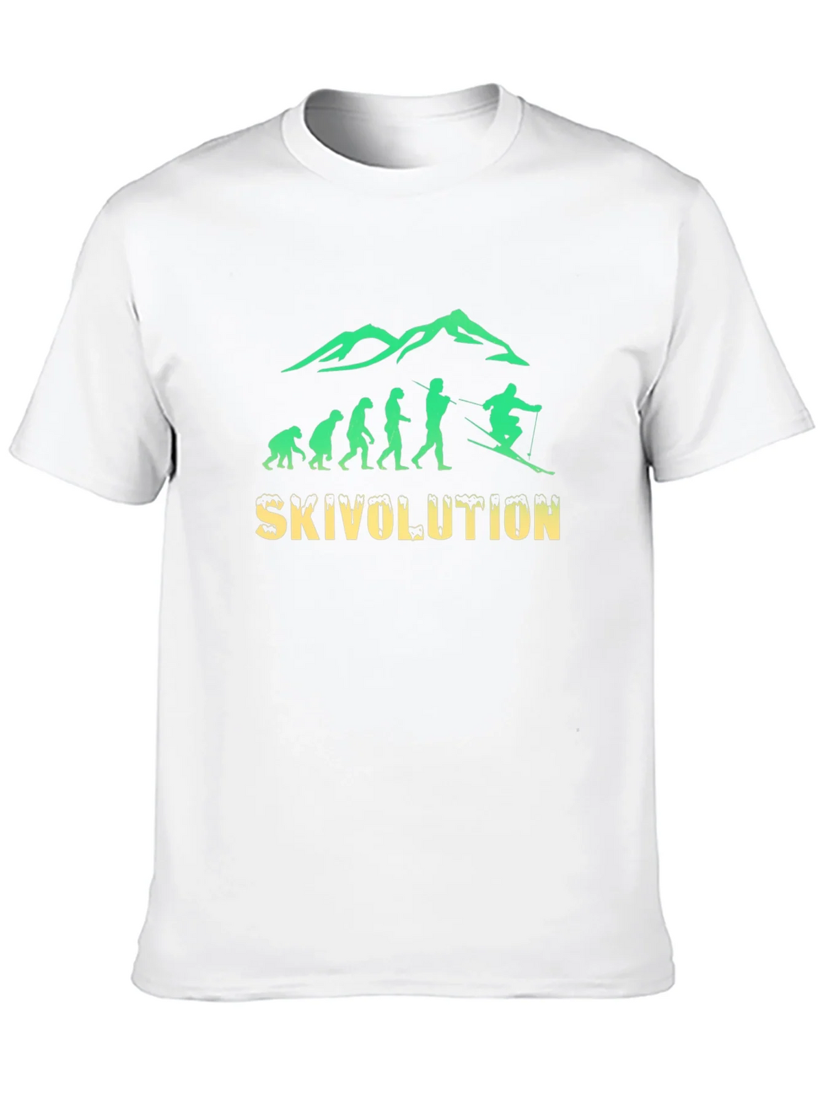 Skivolution T-Shirt: Evolution of Skiing