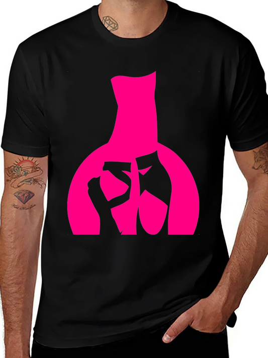 Ballet Dancer Graphic Tee - Black Cotton