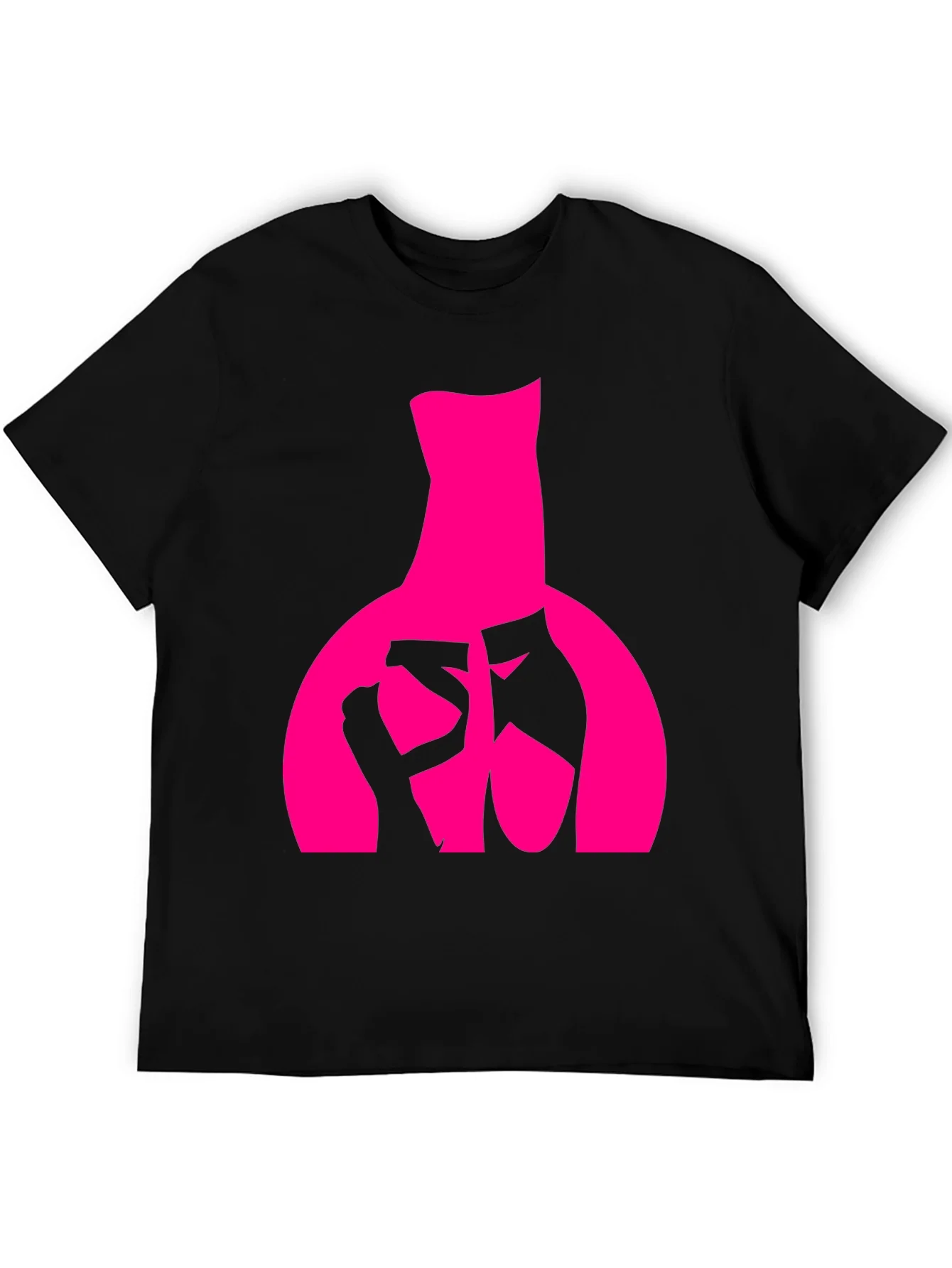 Ballet Dancer Graphic Tee - Black Cotton