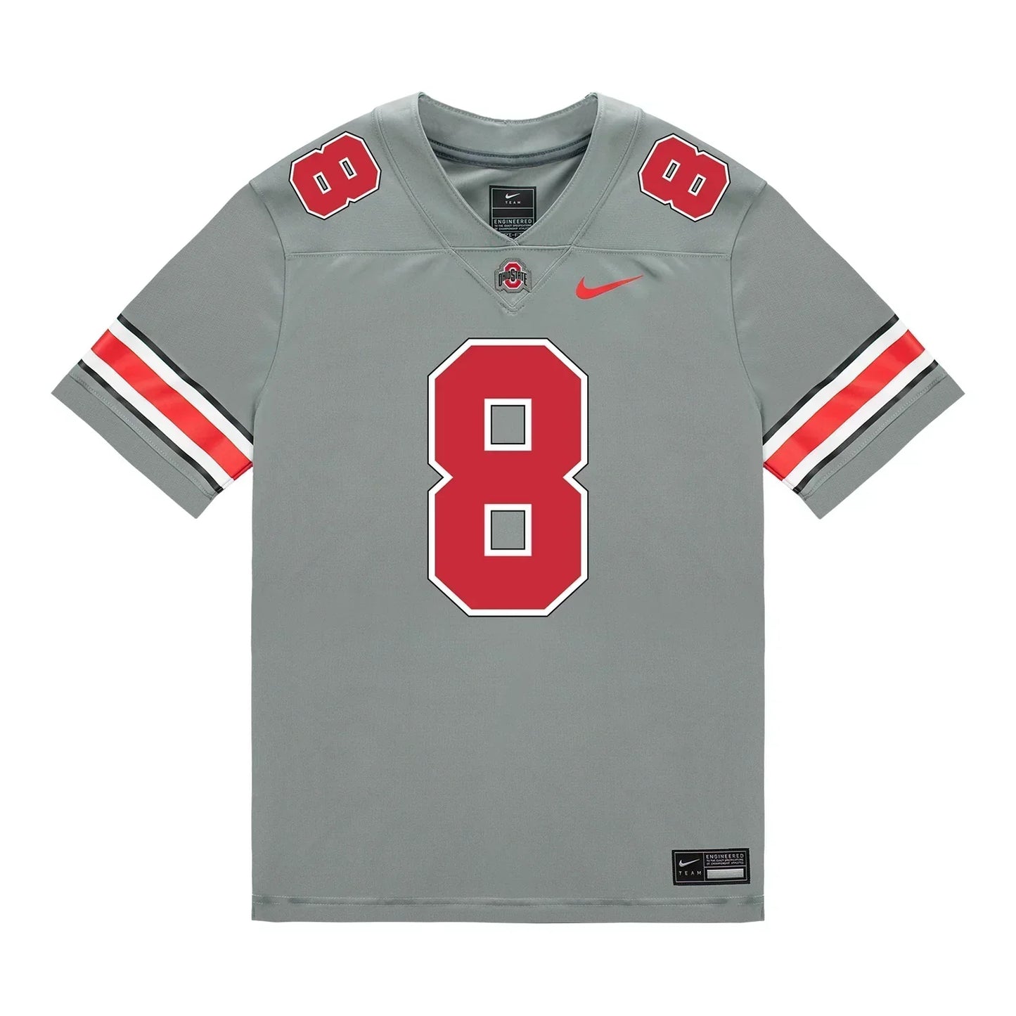 Arvell Reese Ohio State Buckeyes Jersey  Grey
