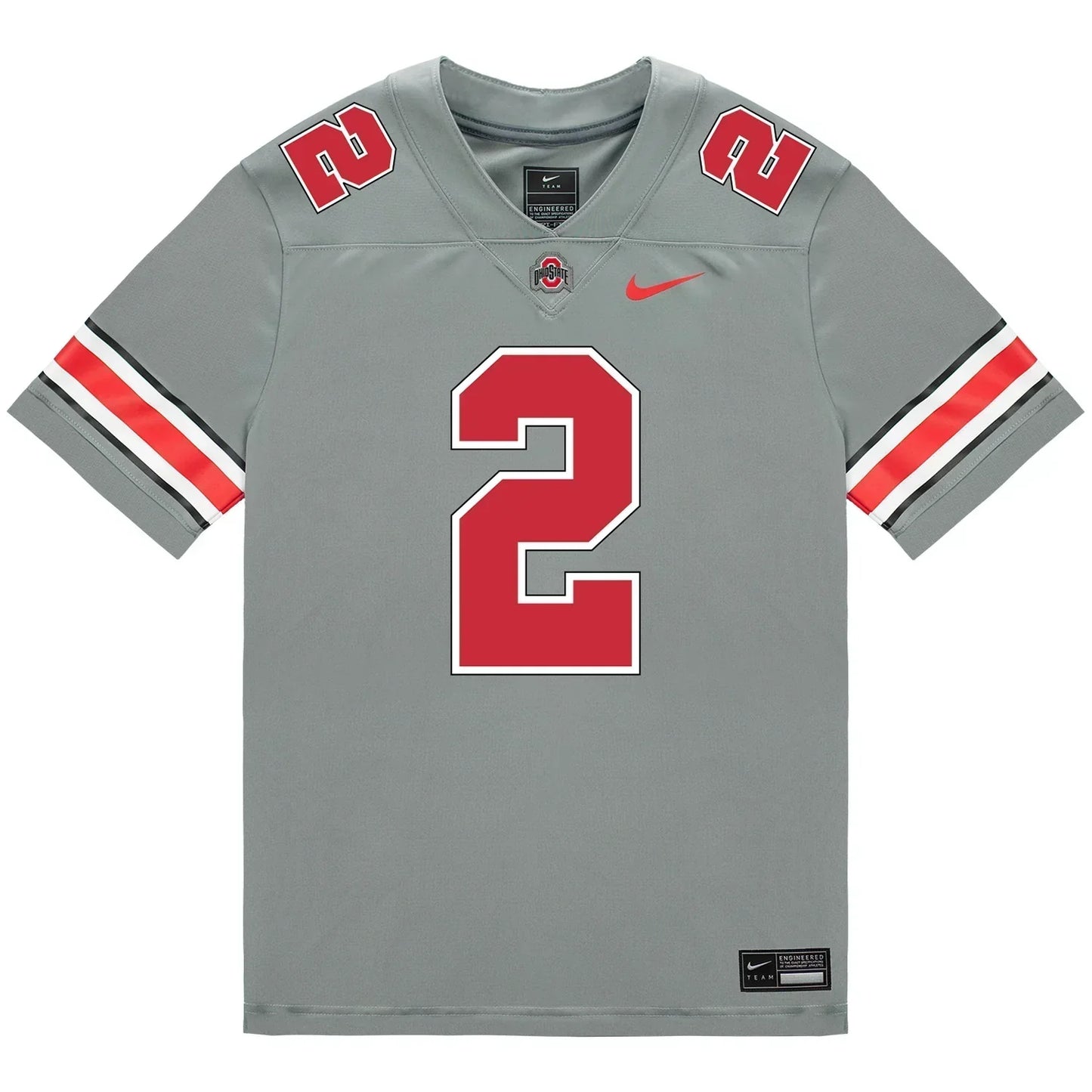 Caleb Downs Ohio State Buckeyes Jersey  Grey