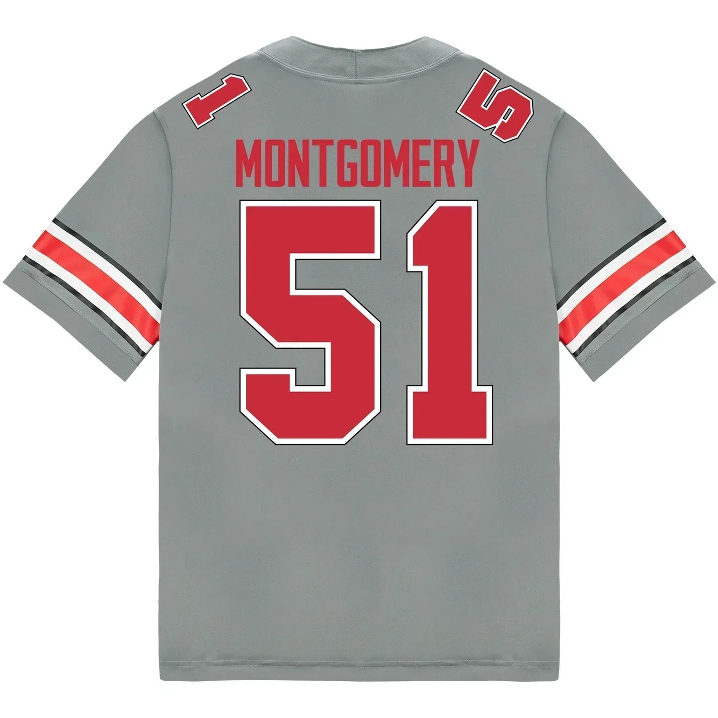 Luke Montgomery Ohio State Buckeyes Jersey  Grey