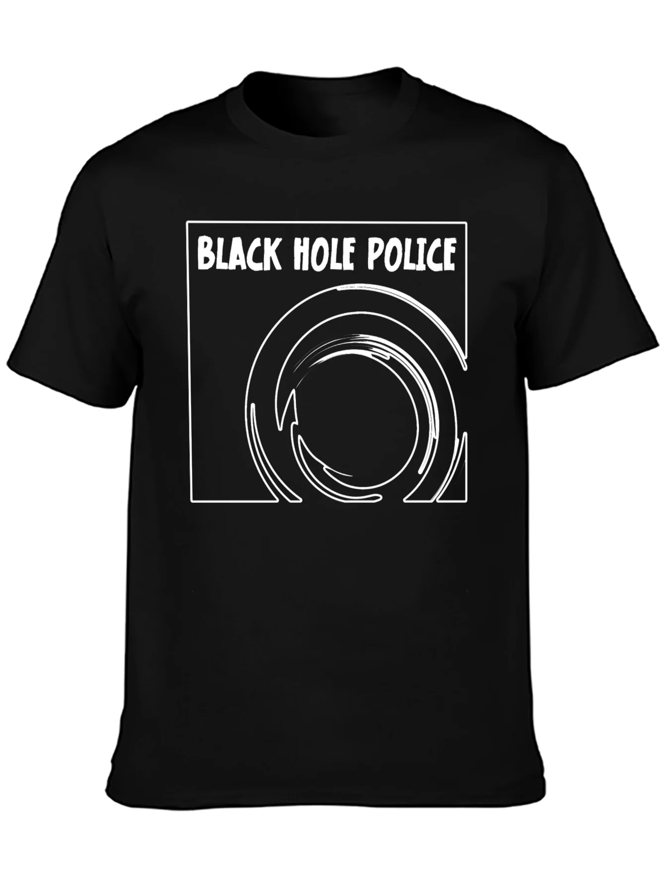 Black Hole Police Graphic Tee