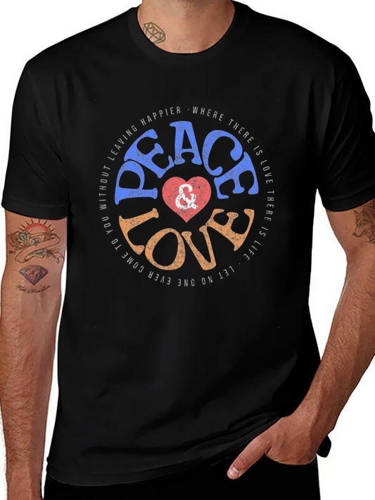 Peace Love Graphic T-Shirt