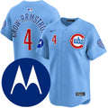 Pete Crow-Armstrong Chicago Cubs Blues Alternate Limited Motorola Patch - Light Blue