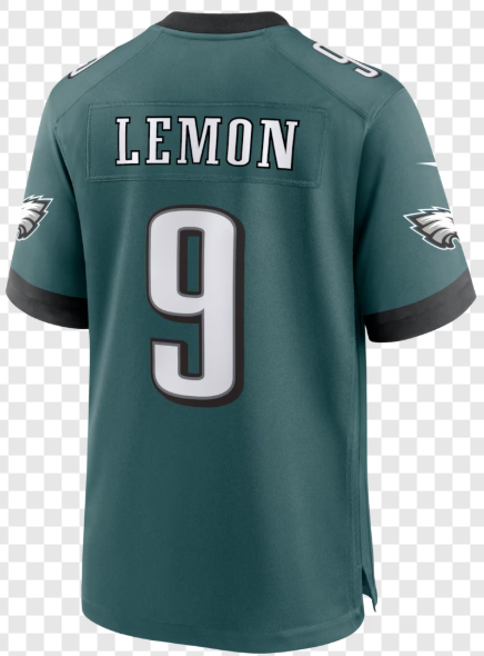 P.Eagles #9 Makai Lemon Green 2026 Draft First Round Pick No. 20 Team Game Jersey