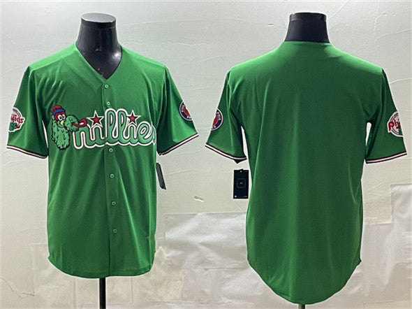 Philadelphia Phillies Blank Green Phanatic Limited Stitched Baseball Jersey