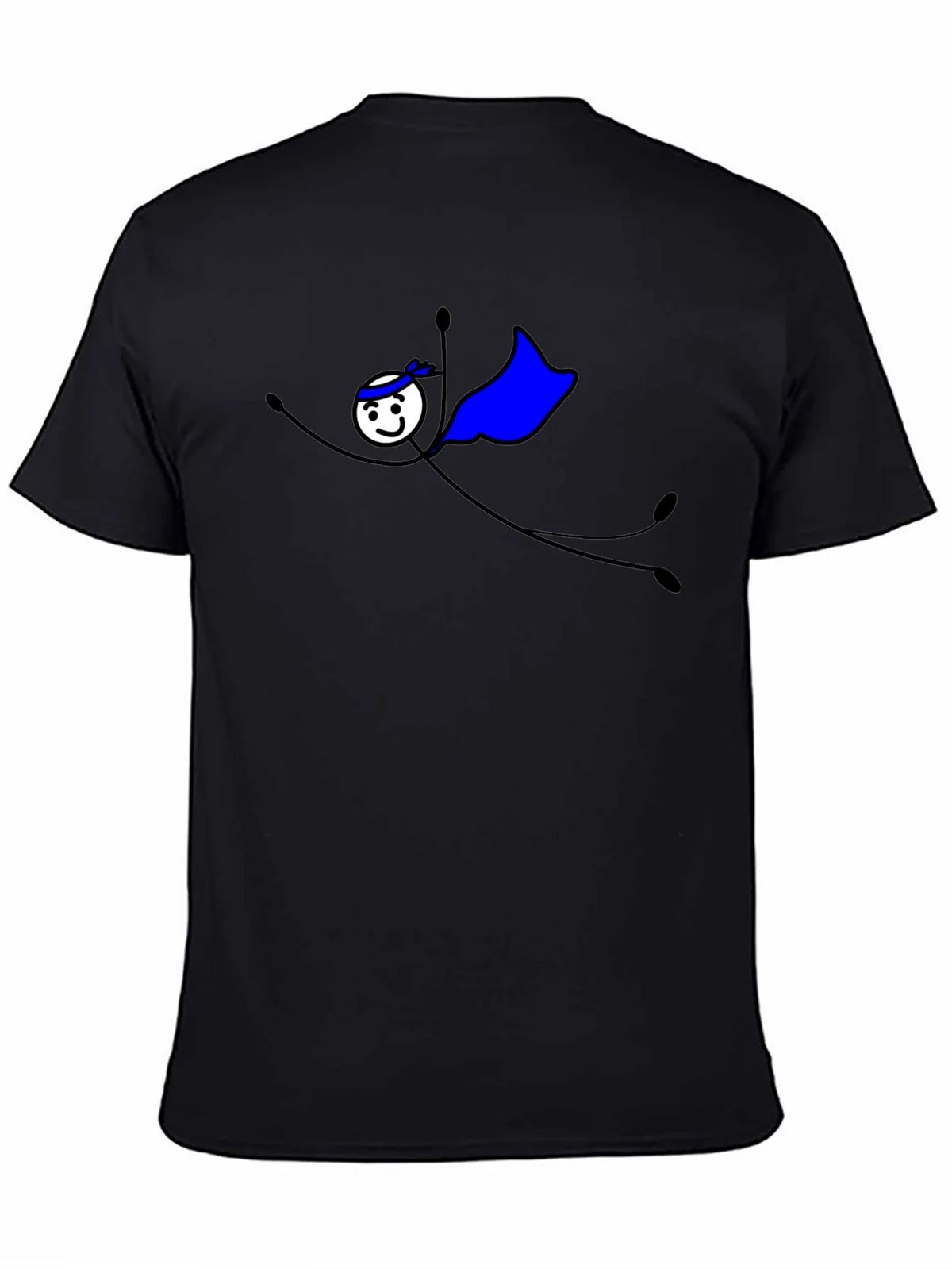 Superhero Stick Figure Graphic T-Shirt