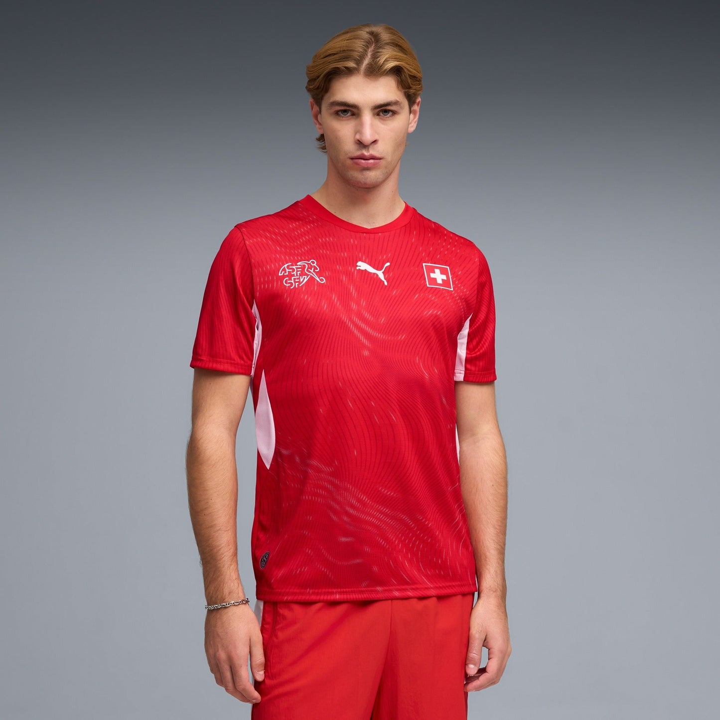Puma Switzerland National Team 2026 Home Supporter Edition Jersey  Red/White