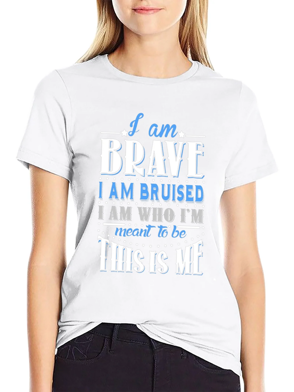 I Am Brave T-Shirt - Motivational Graphic Tee